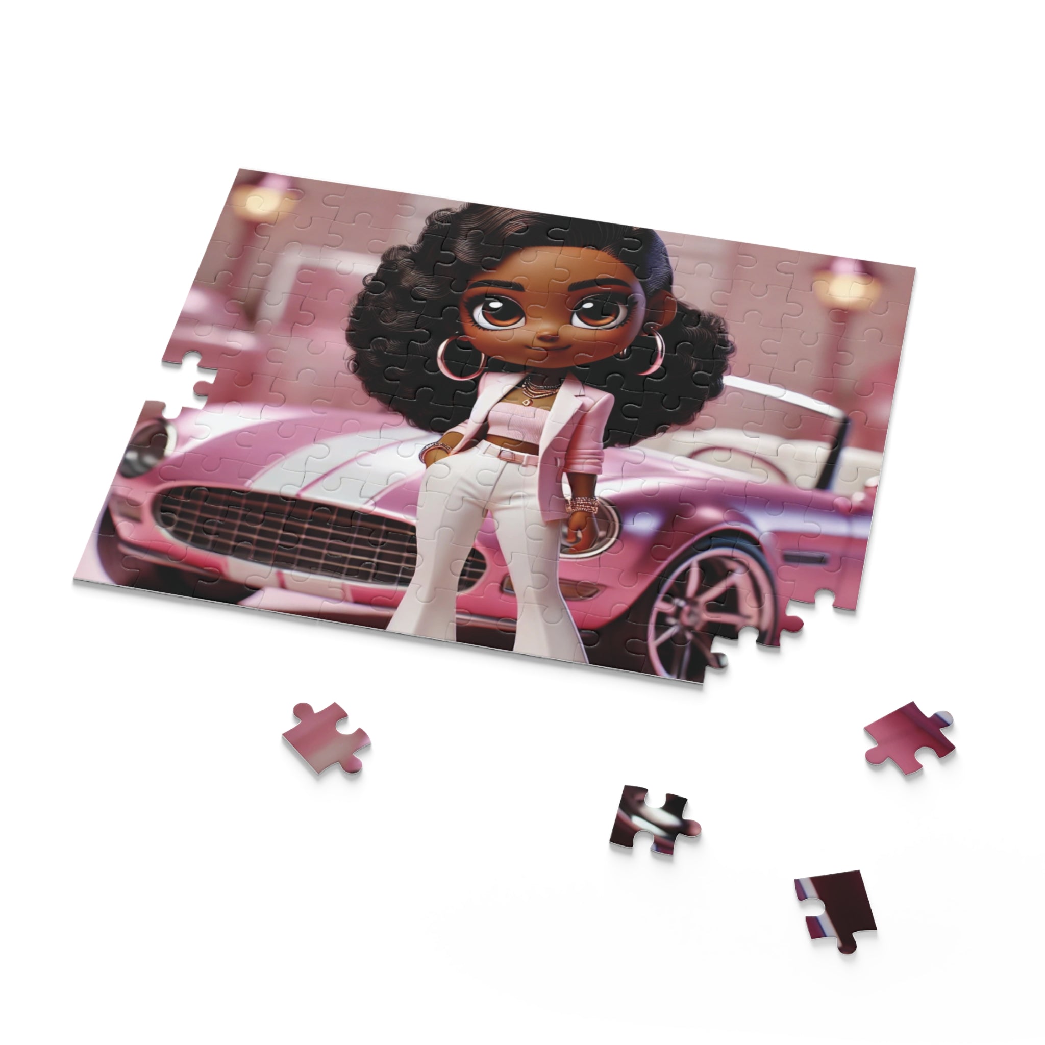 Chibi Boss: Pink Cruiser Custom Puzzle (120, 252, 500-Piece)