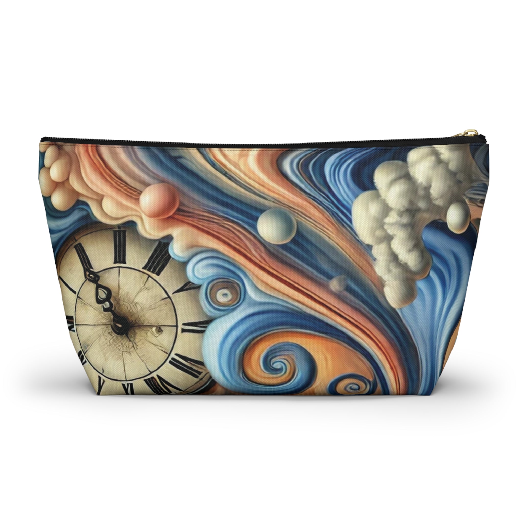 Time Swirl Abstract Accessory Pouch