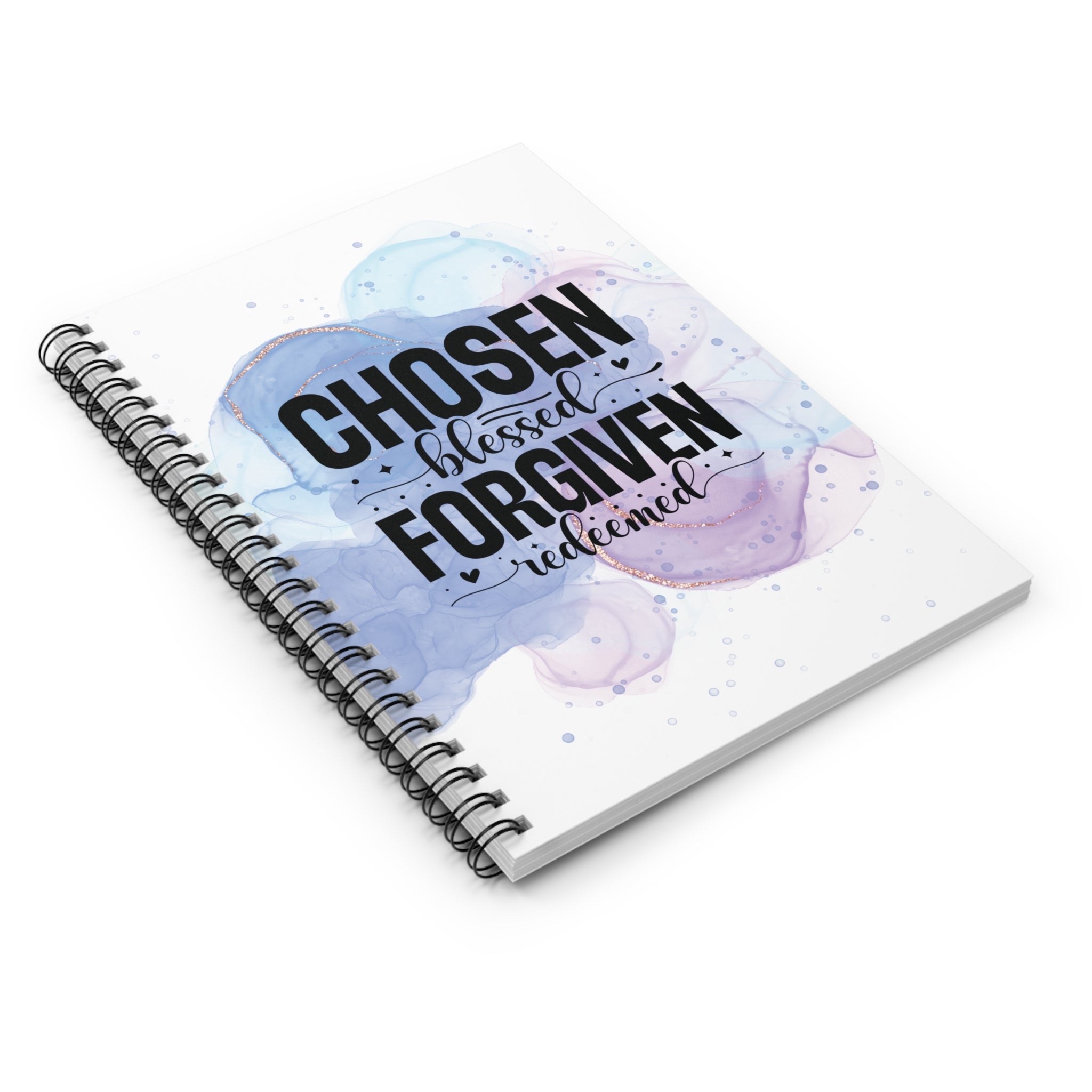Chosen & Redeemed: Inspirational Spiral Notebook - Ruled Line