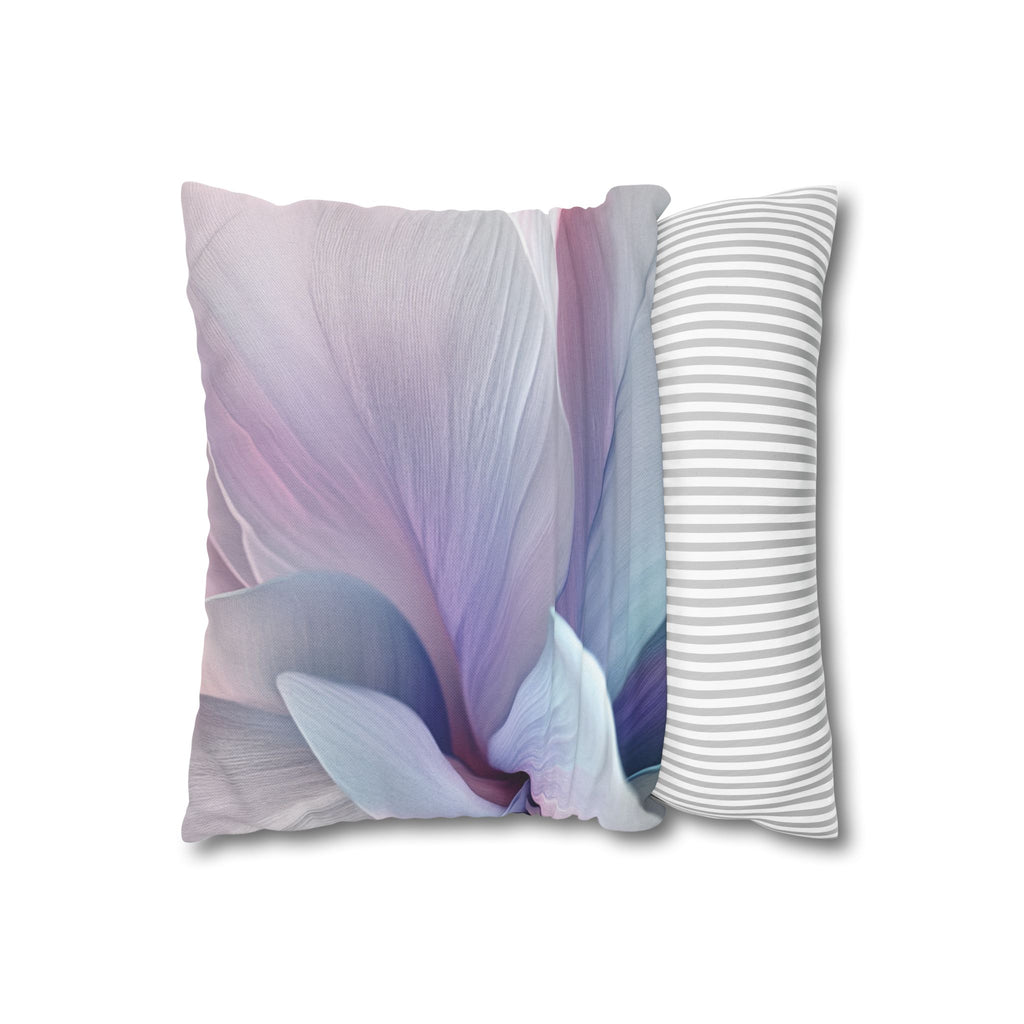 Radiant Bloom: Pastel Swirl Pillow Cover