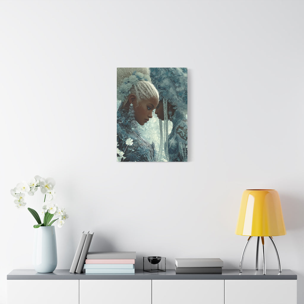 Ethereal Reflection Matte Canvas Print — Portrait Wall Art