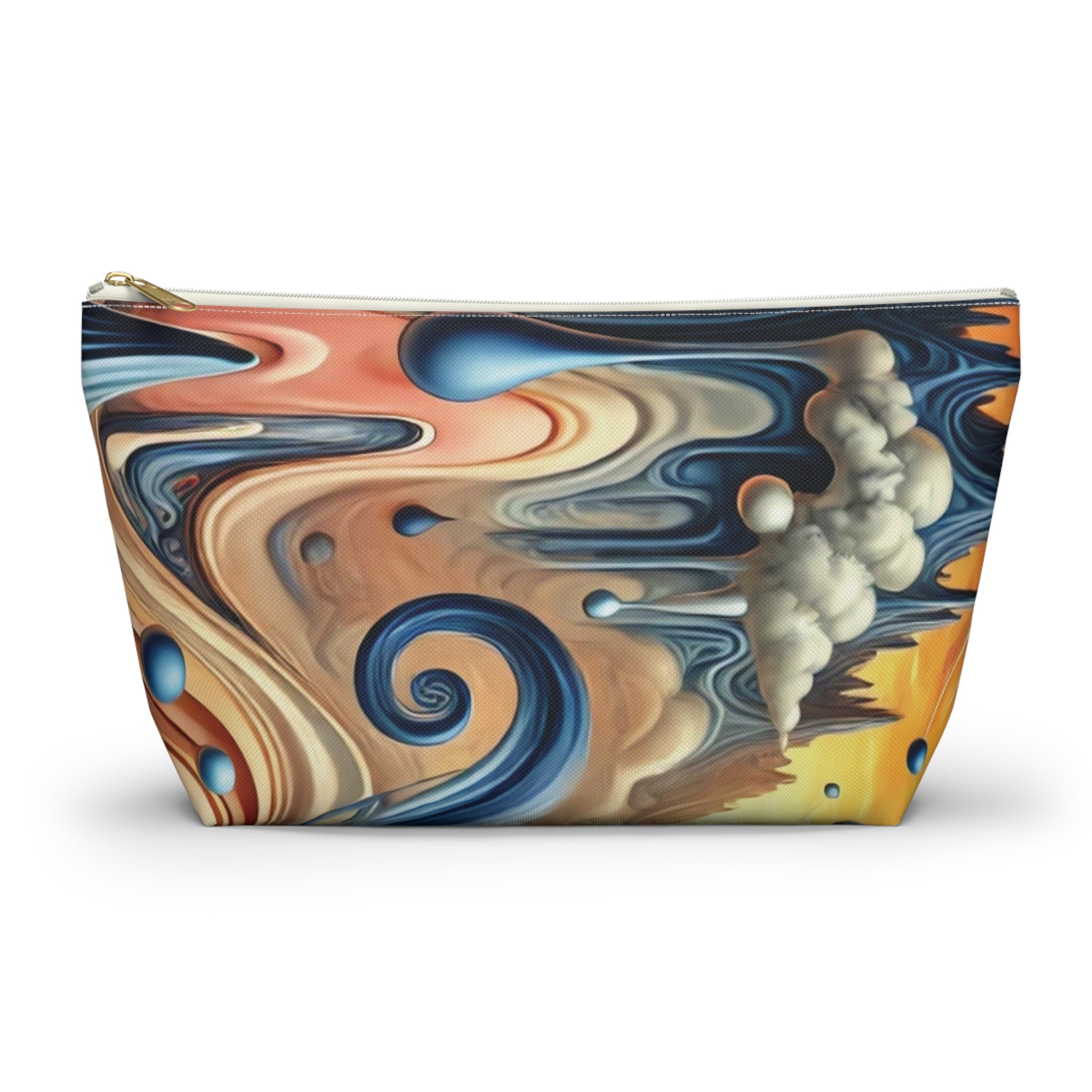 Time Swirl Abstract Accessory Pouch