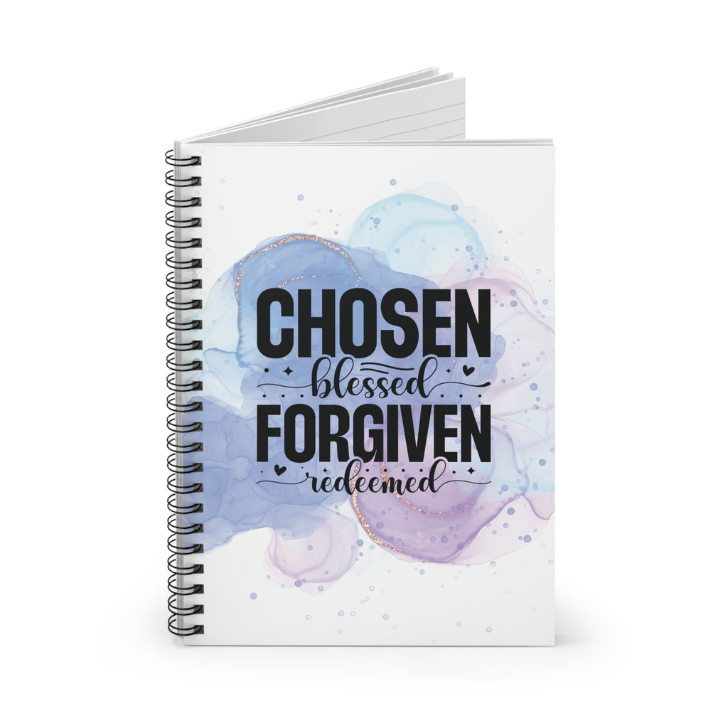 Chosen & Redeemed: Inspirational Spiral Notebook - Ruled Line