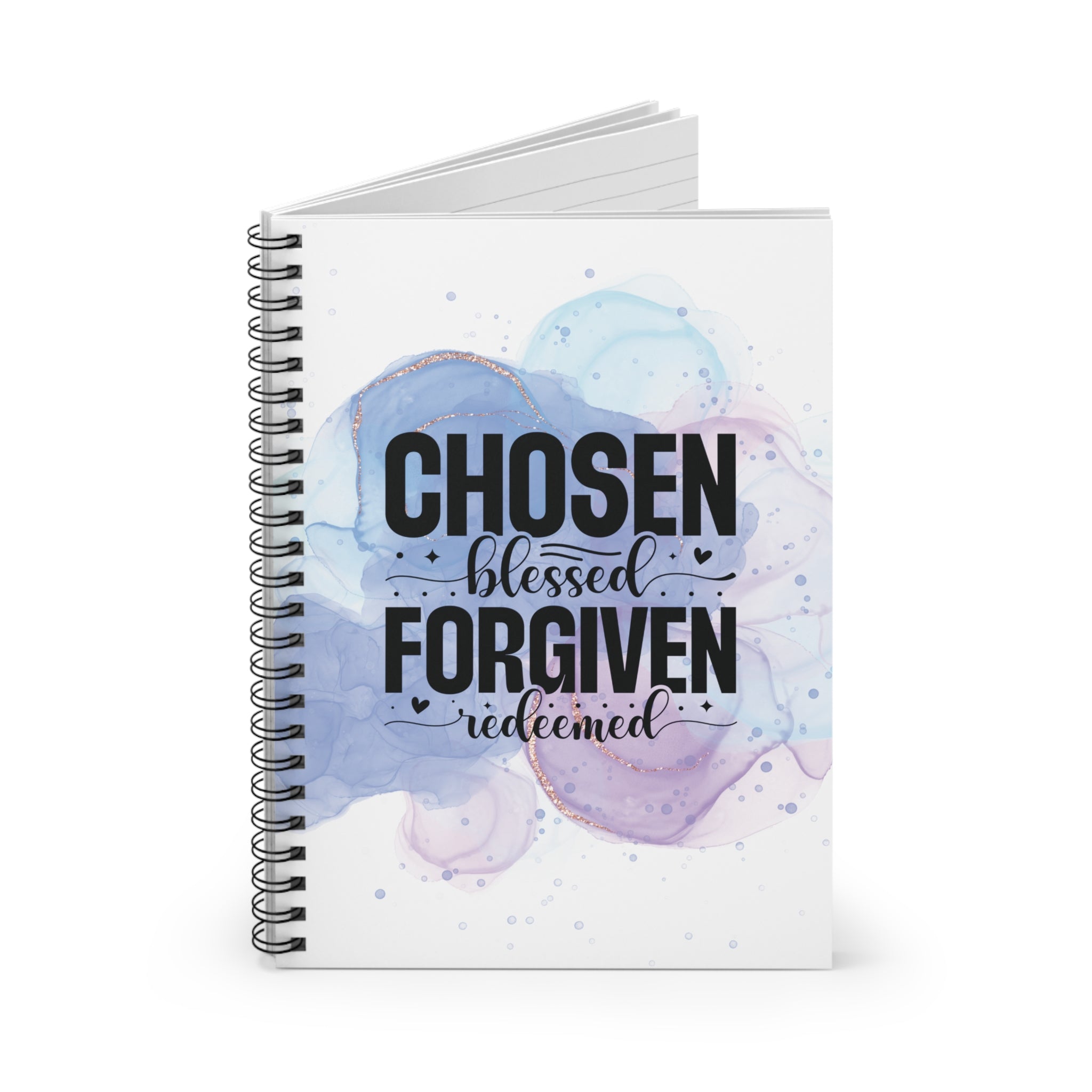 Chosen & Redeemed: Inspirational Spiral Notebook - Ruled Line