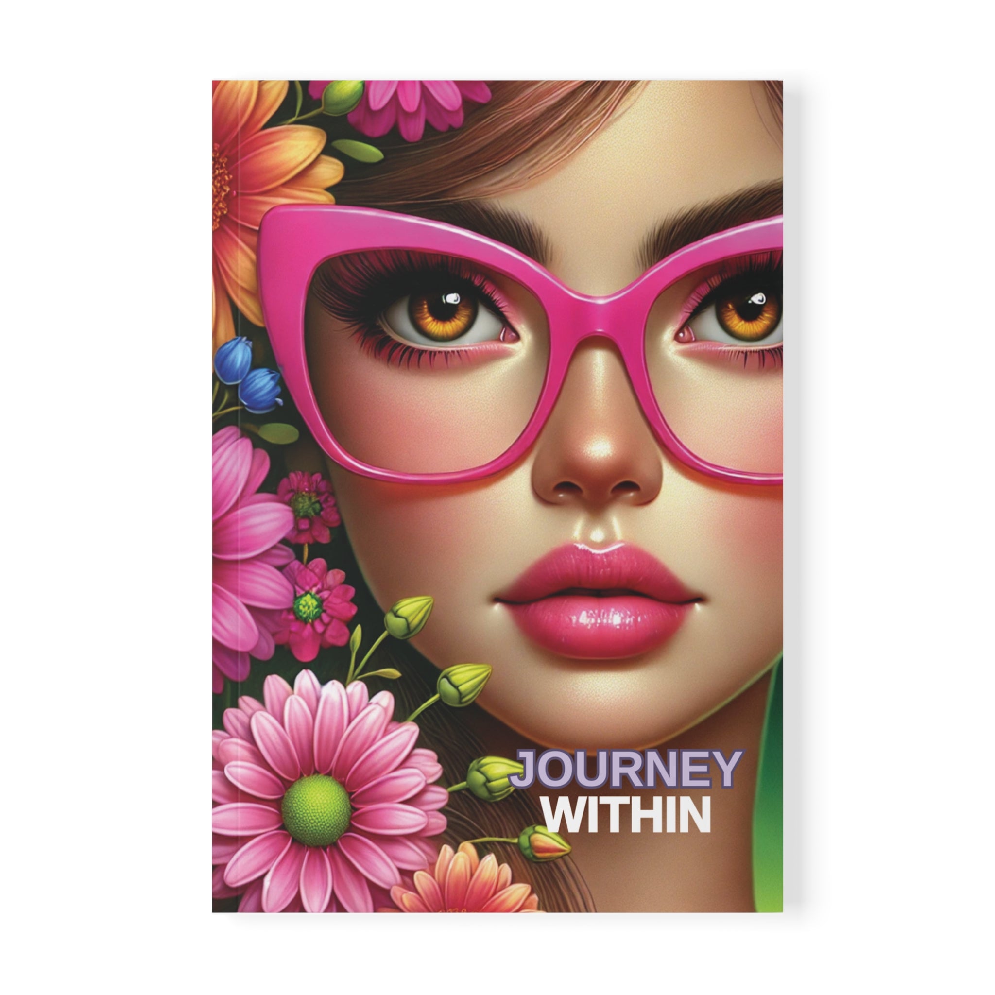 Journey Within: Empowering Softcover Notebook