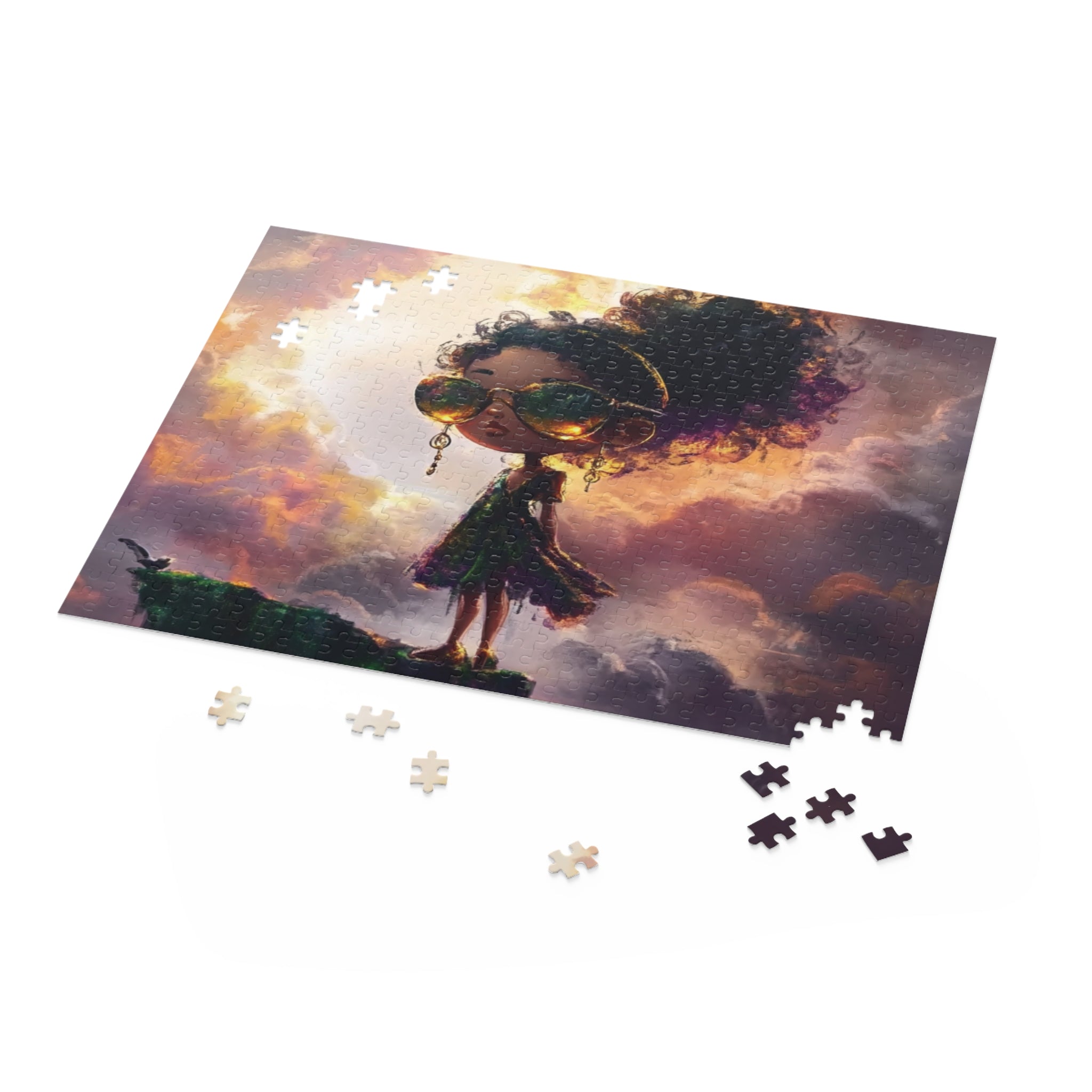 Girl on the Edge of Dreams Puzzle: (120, 252, 500-Piece)