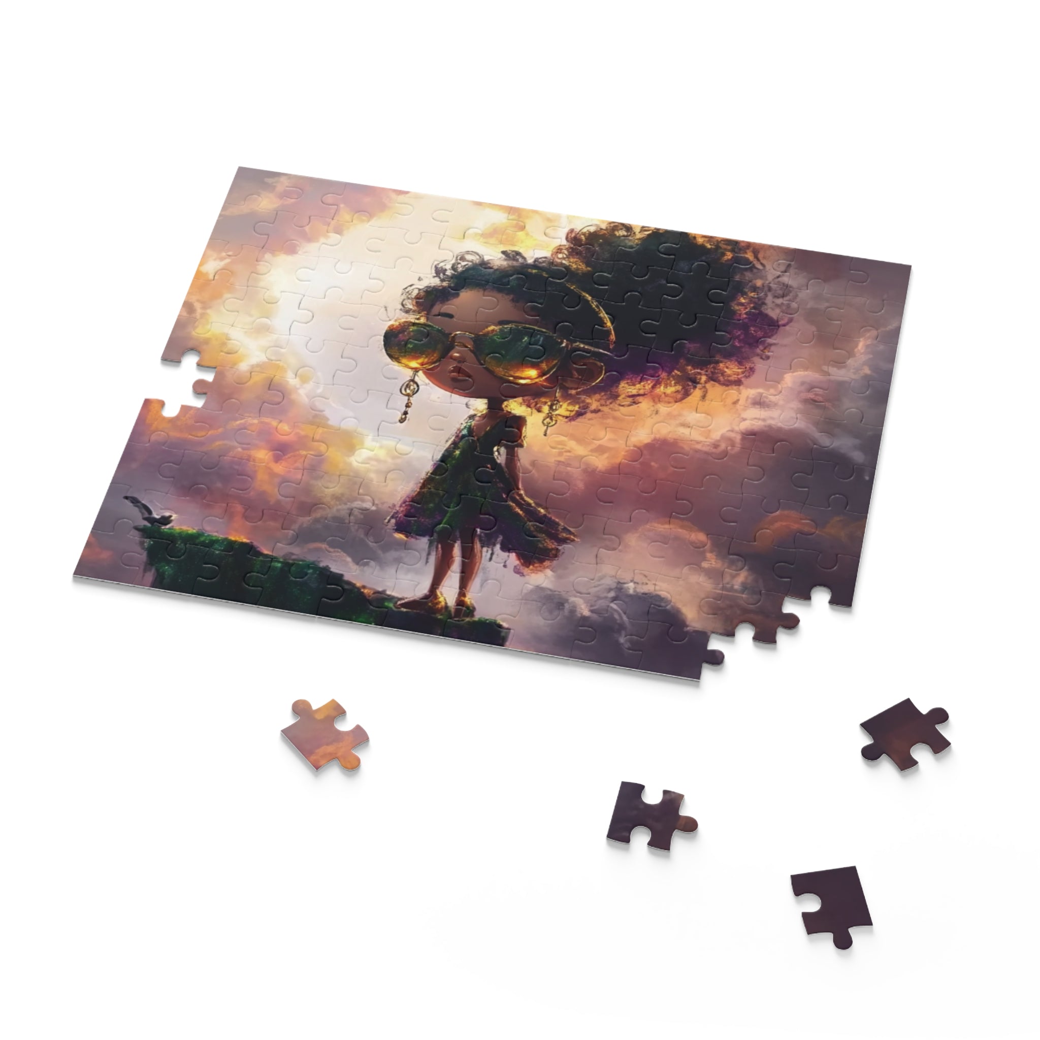 Girl on the Edge of Dreams Puzzle: (120, 252, 500-Piece)