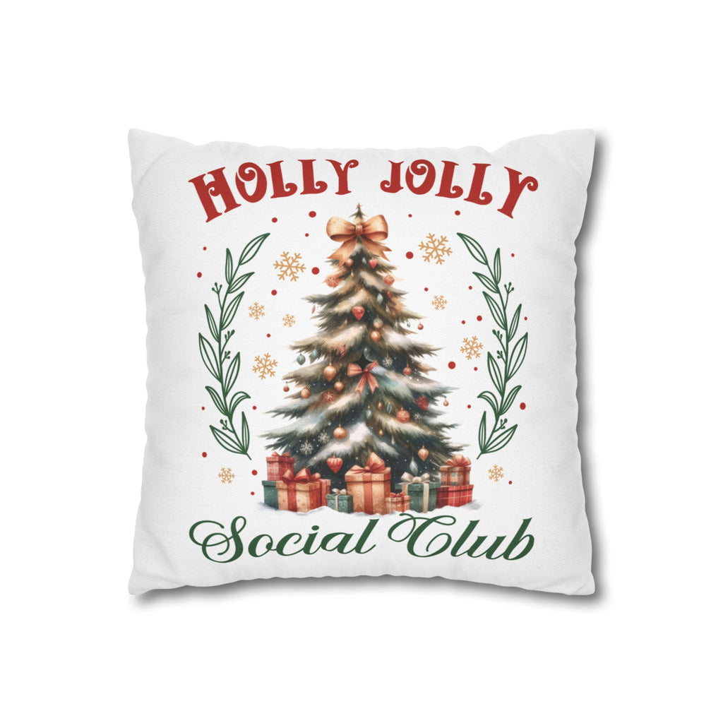 Holly Jolly Christmas: Social Club Pillow Cover