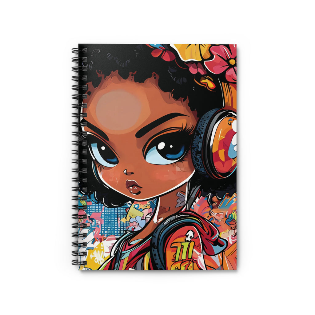 Urban Blossom Spiral Notebook - Ruled Line