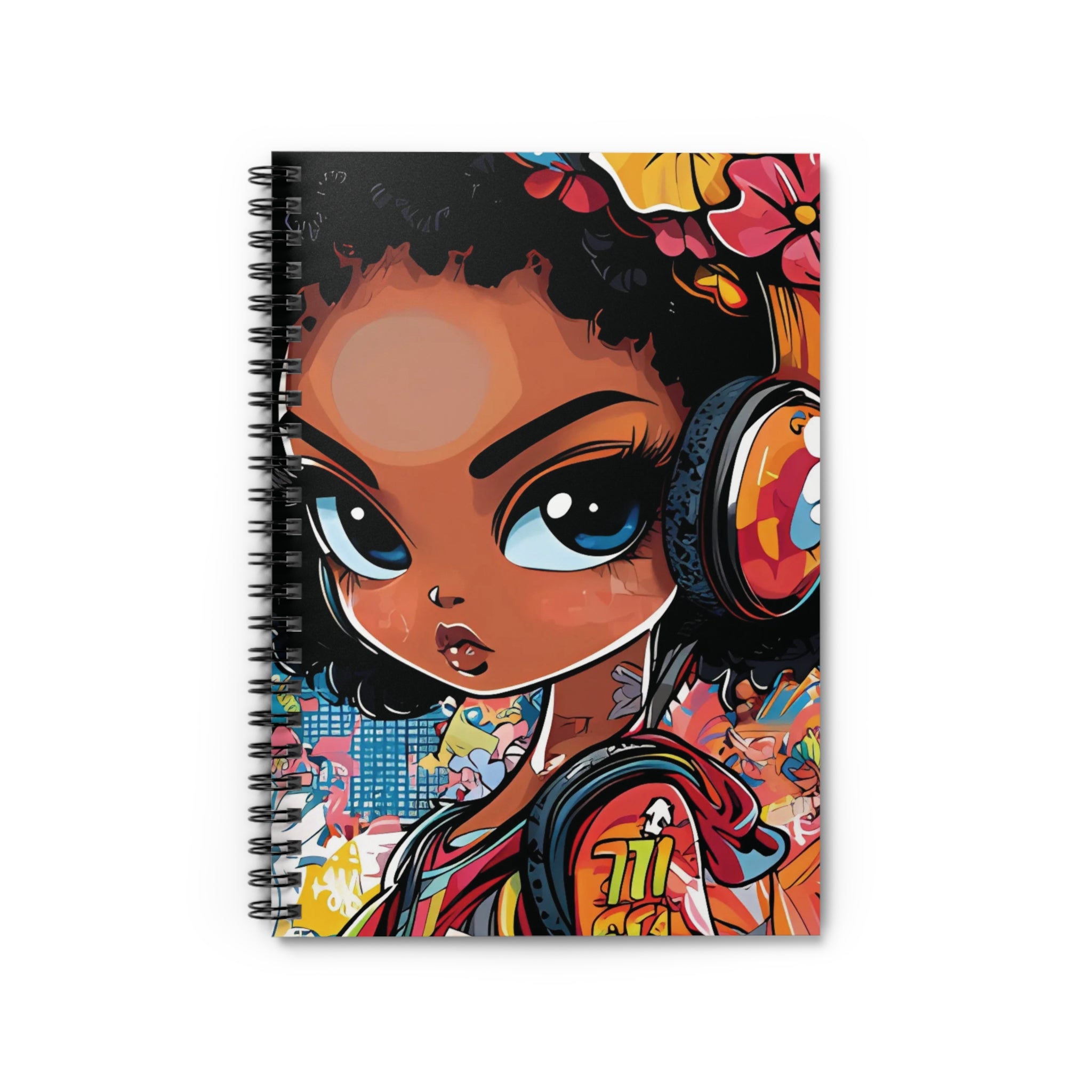 Urban Blossom Spiral Notebook - Ruled Line