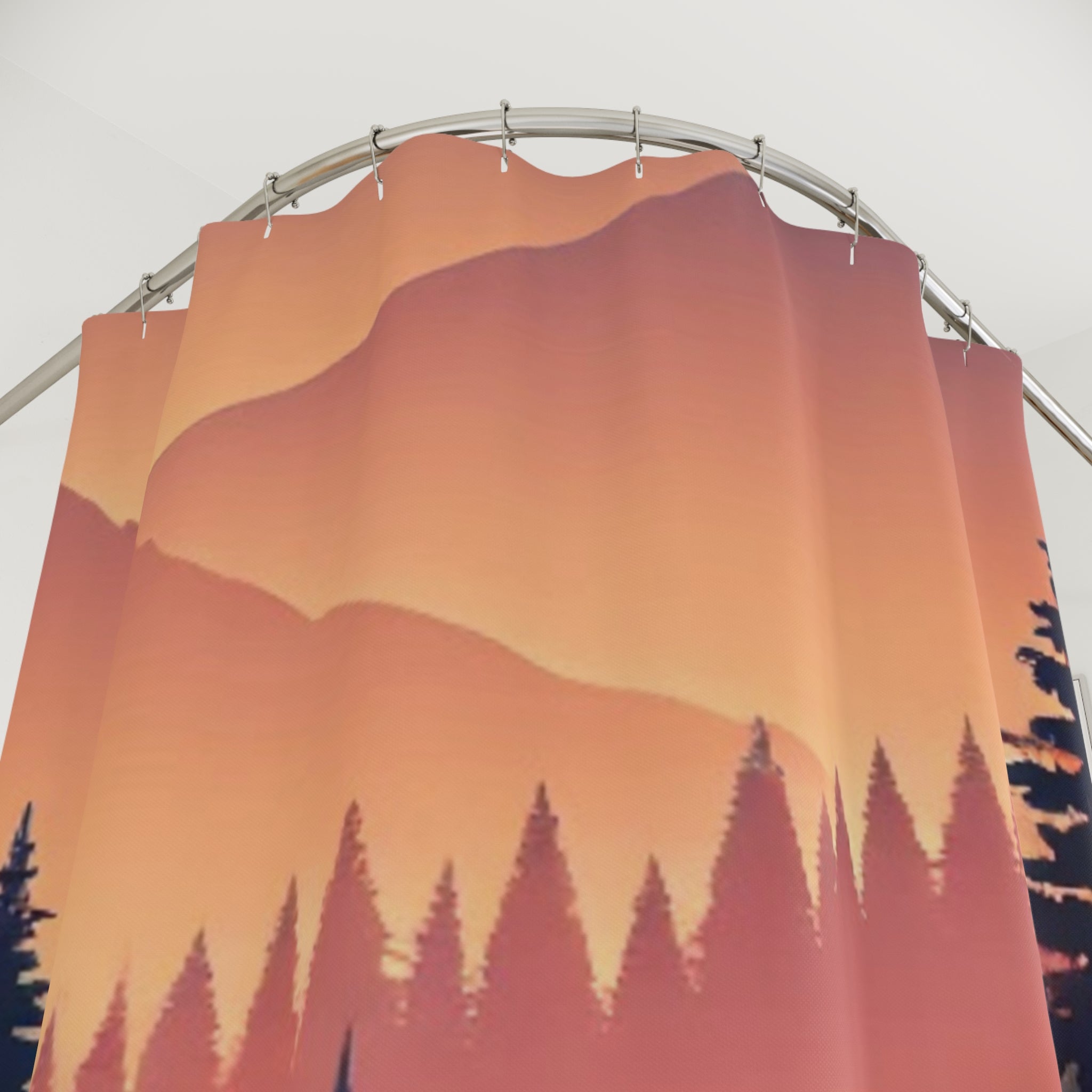 Mountain Sunrise Shower Curtain