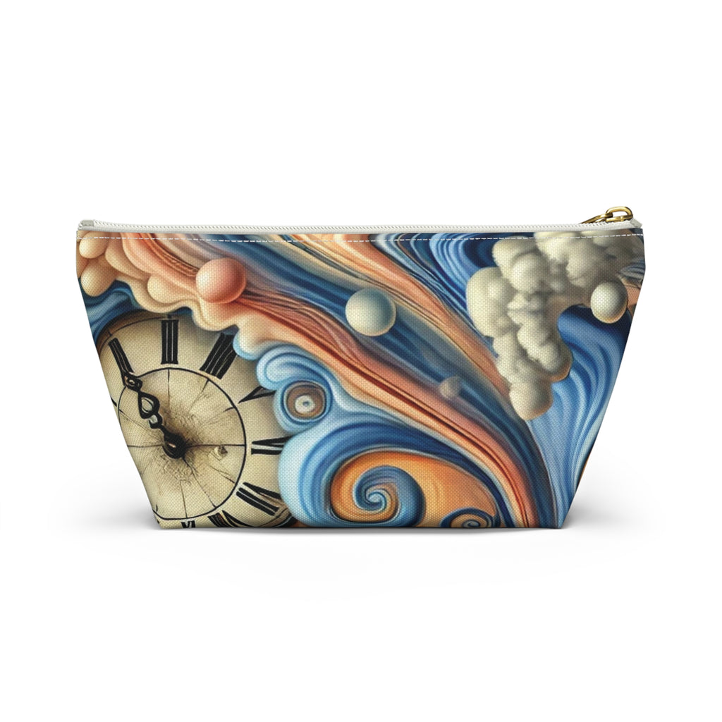 Time Swirl Abstract Accessory Pouch