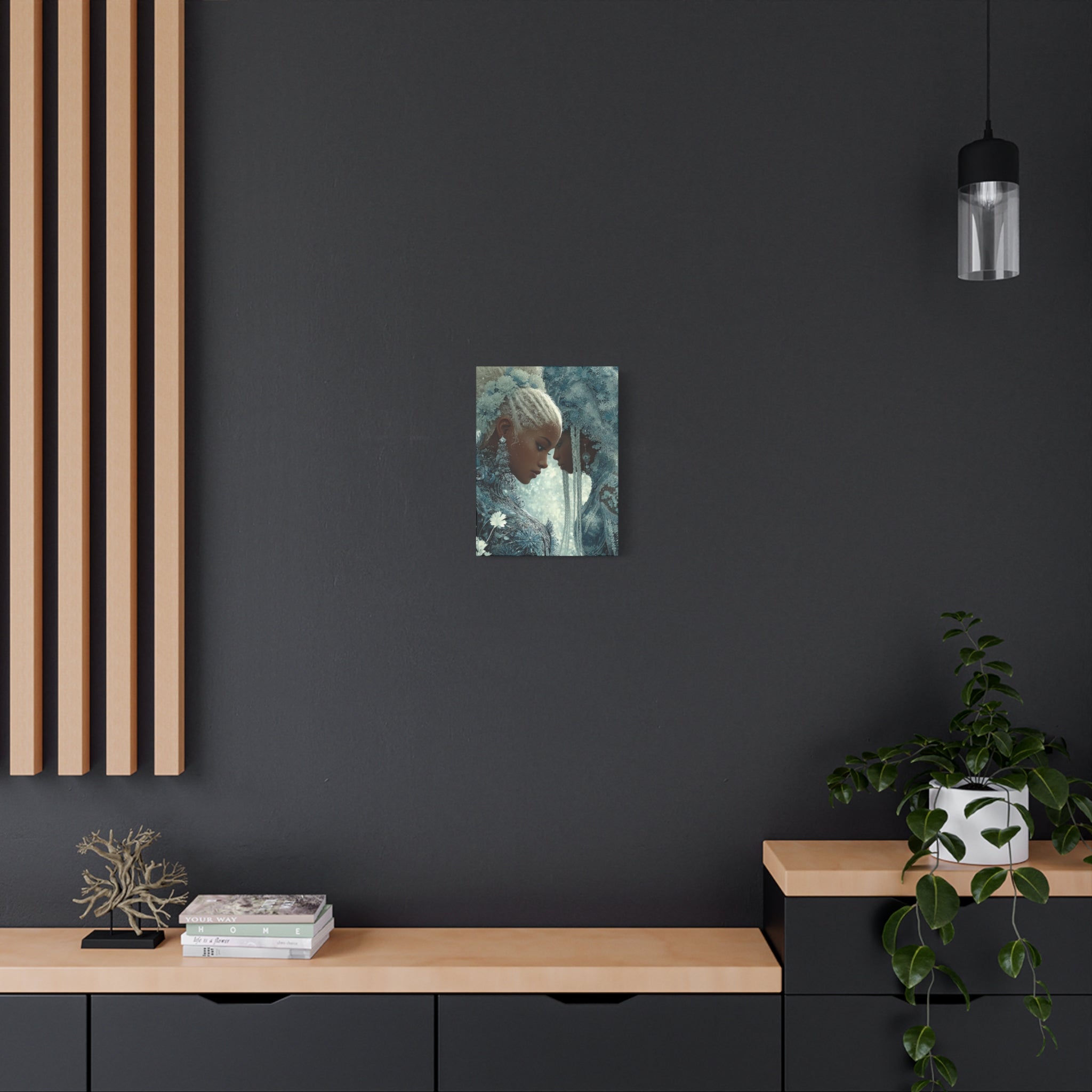 Ethereal Reflection Matte Canvas Print — Portrait Wall Art