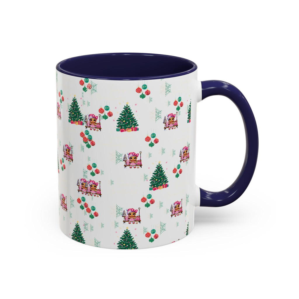 Season's Greetings Gingerbread Girl Ceramic Mug (11, 15oz)