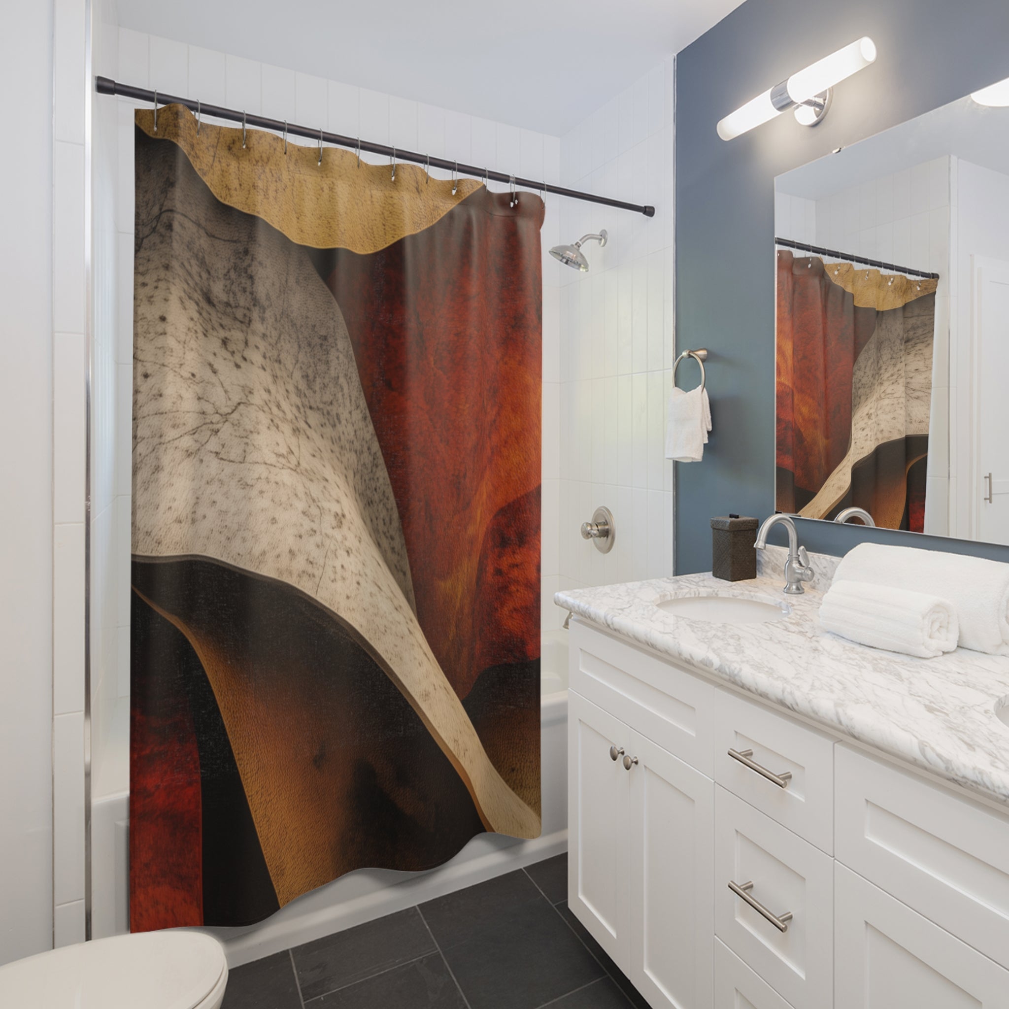 Rustic Layers Shower Curtain