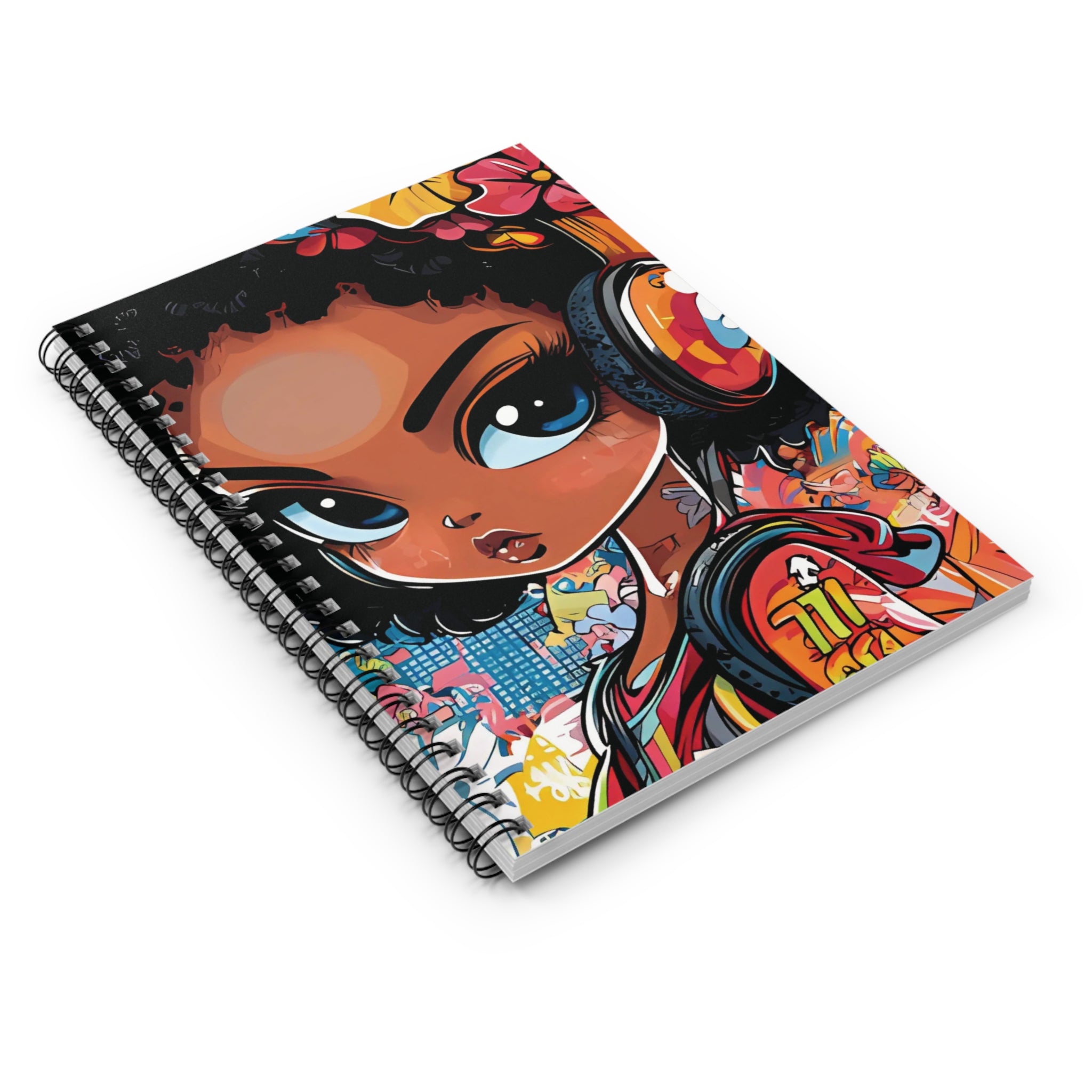 Urban Blossom Spiral Notebook - Ruled Line