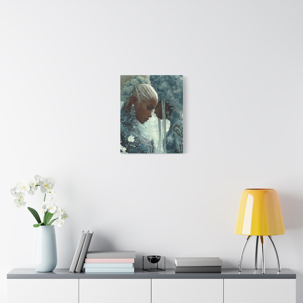Ethereal Reflection Matte Canvas Print — Portrait Wall Art