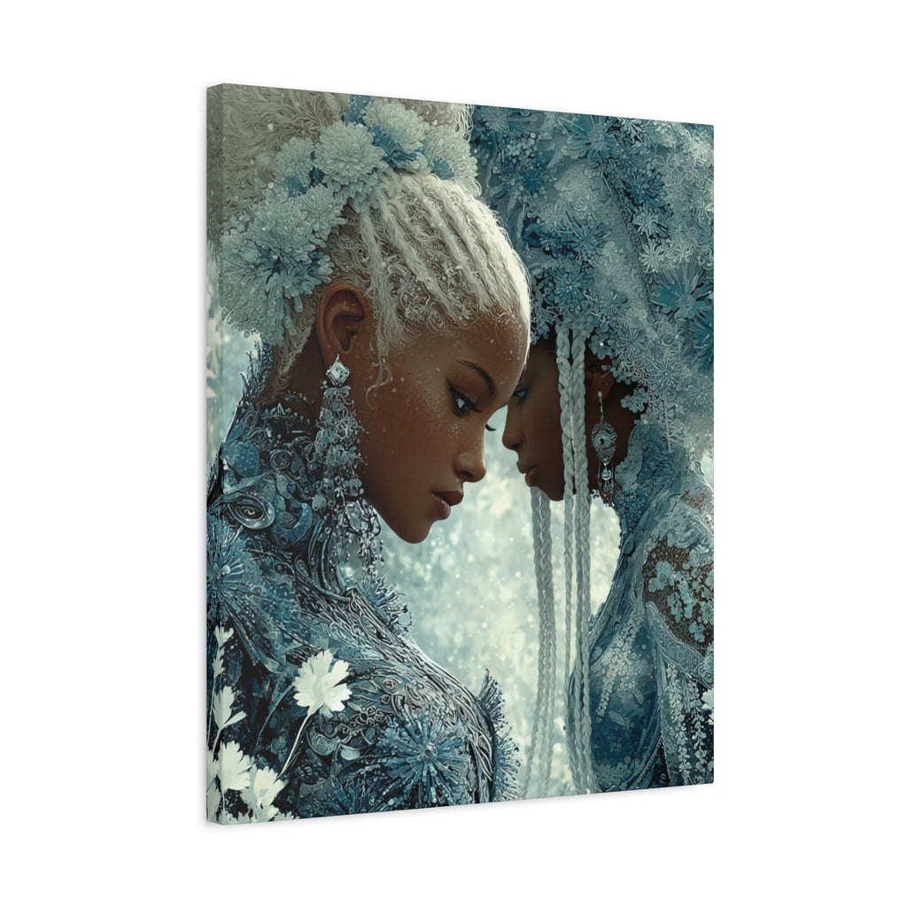 Ethereal Reflection Matte Canvas Print — Portrait Wall Art