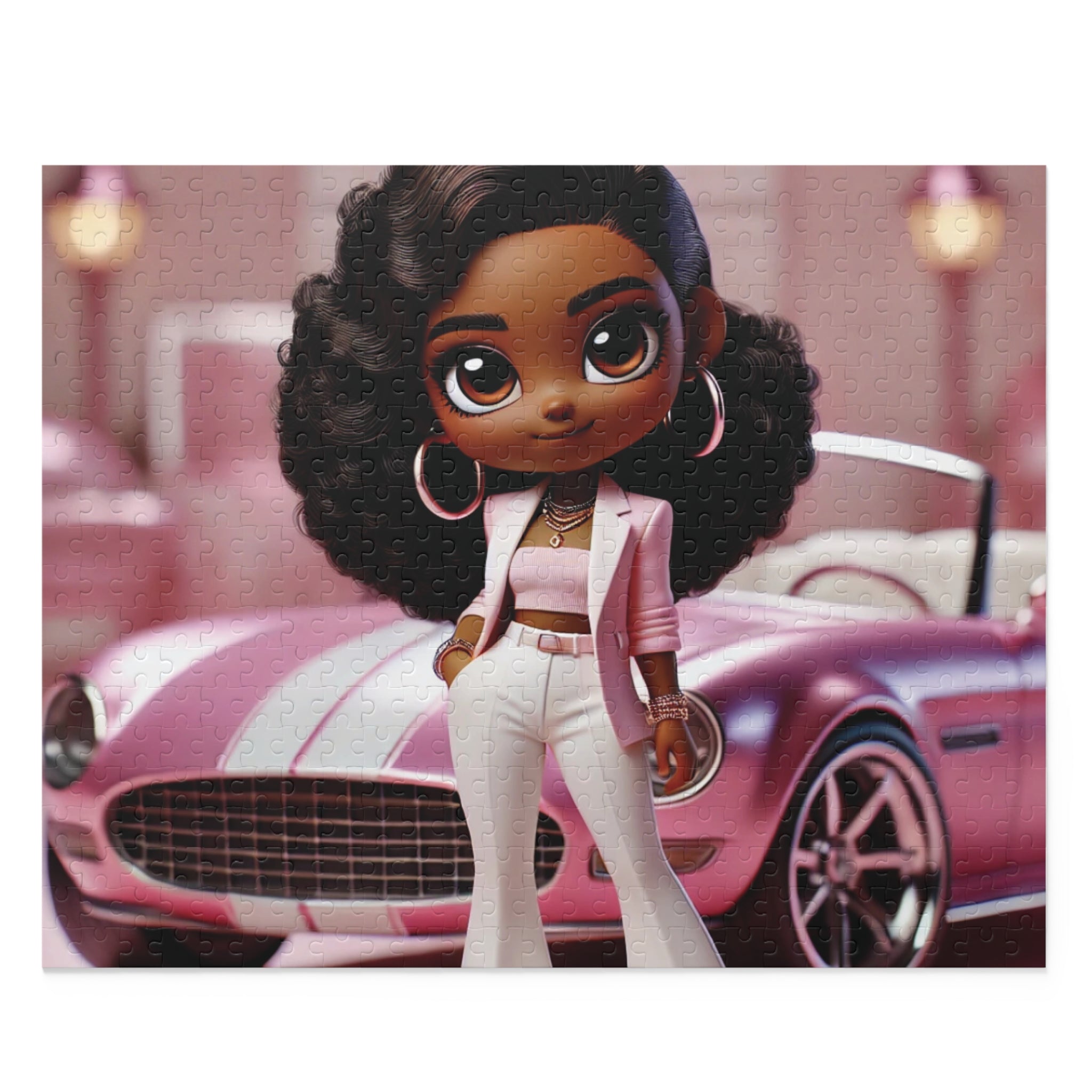 Chibi Boss: Pink Cruiser Custom Puzzle (120, 252, 500-Piece)
