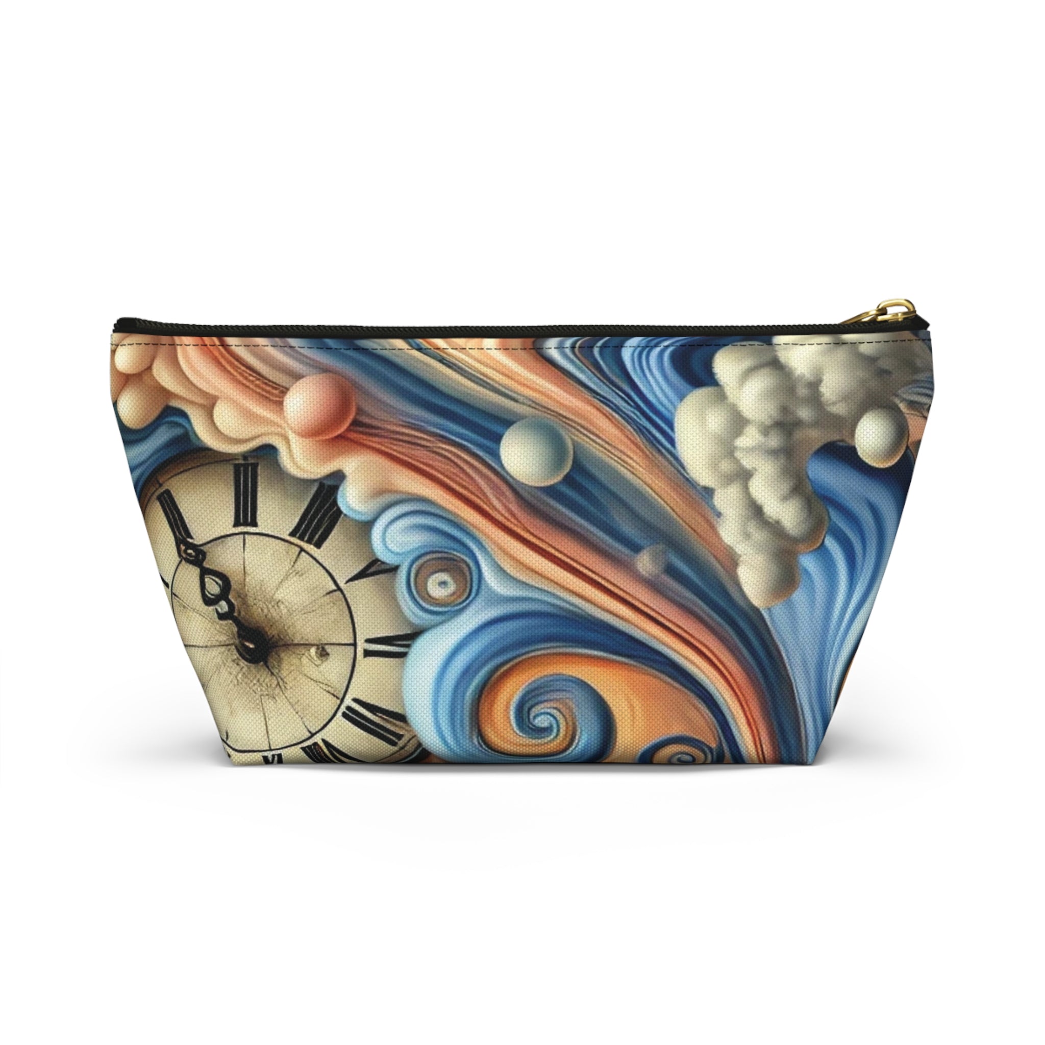 Time Swirl Abstract Accessory Pouch