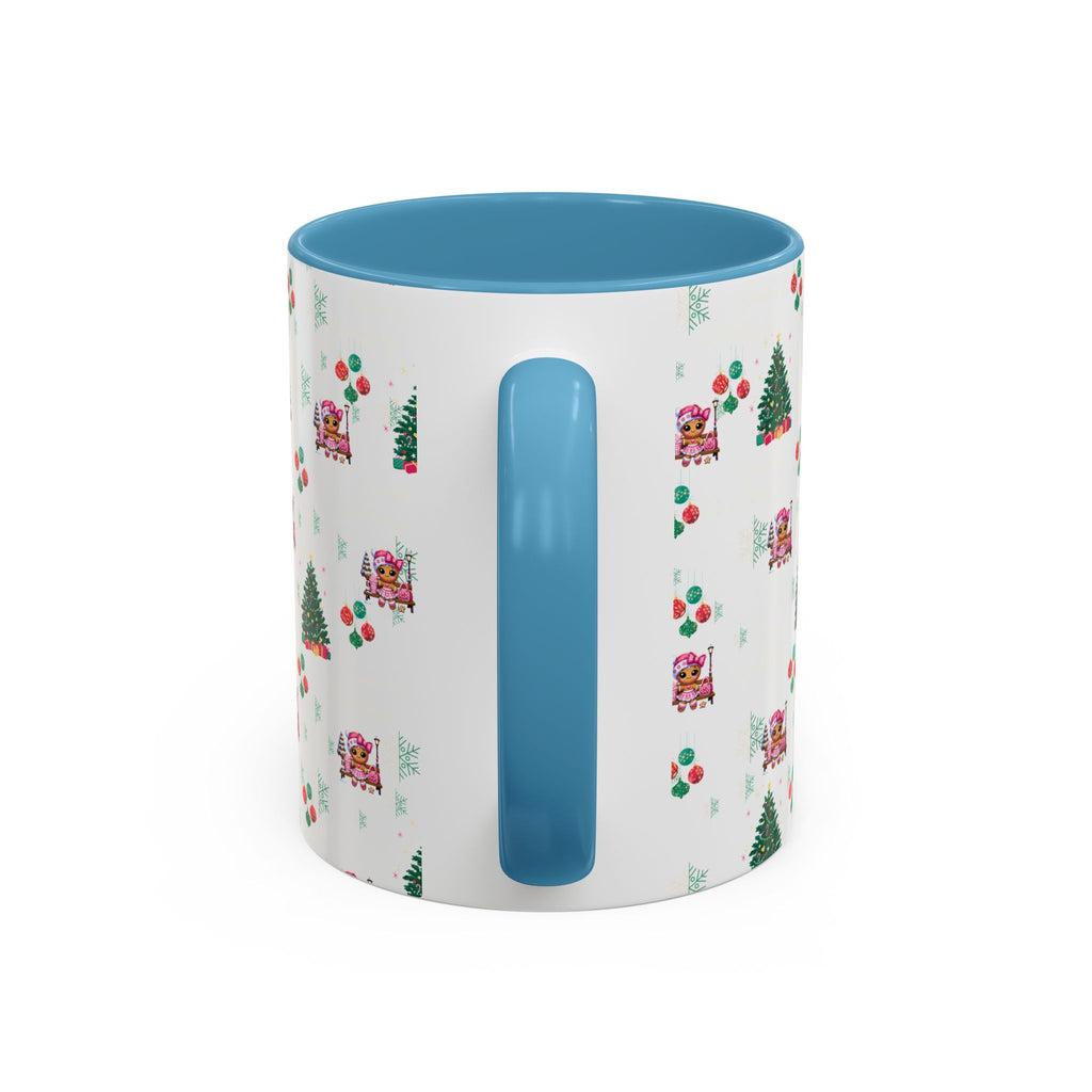 Season's Greetings Gingerbread Girl Ceramic Mug (11, 15oz)