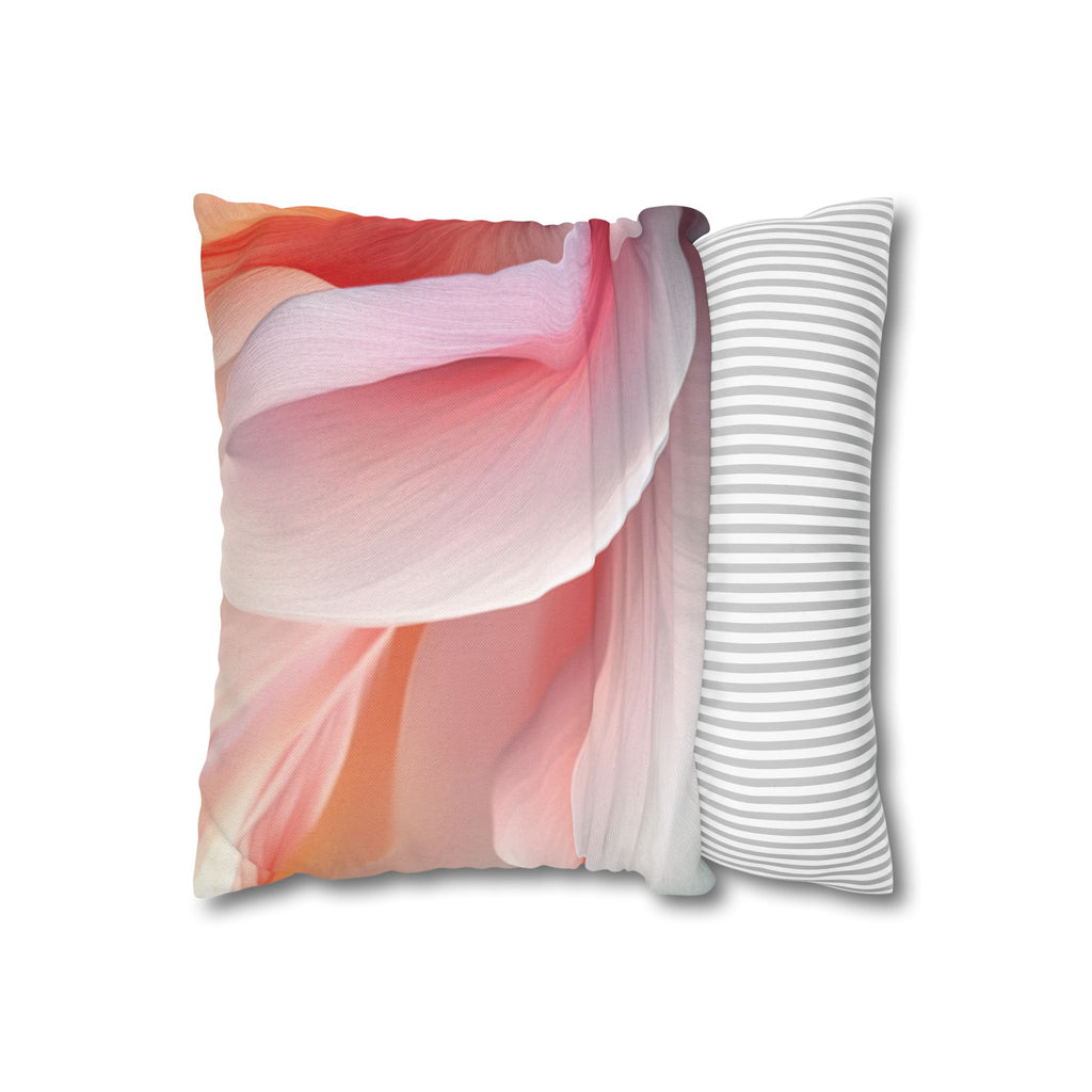 Radiant Bloom: Pastel Swirl Pillow Cover