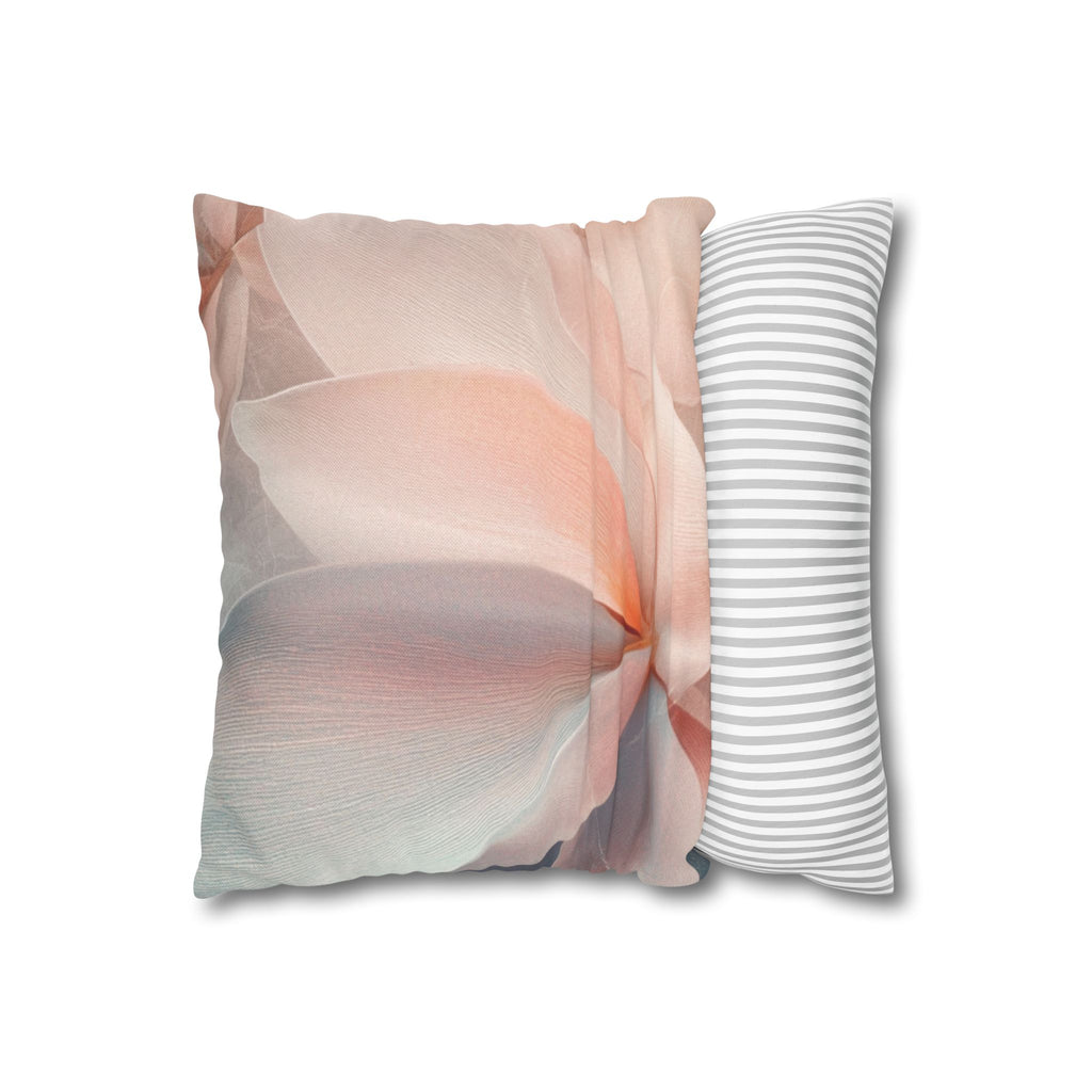 Ethereal Petals: Soft Bloom Pillow Cover
