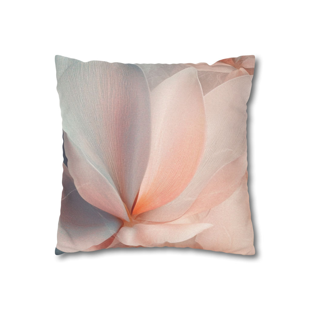 Ethereal Petals: Soft Bloom Pillow Cover