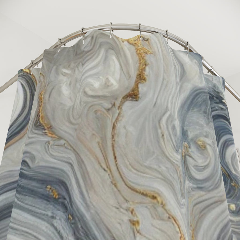 Marble Elegance Shower Curtain