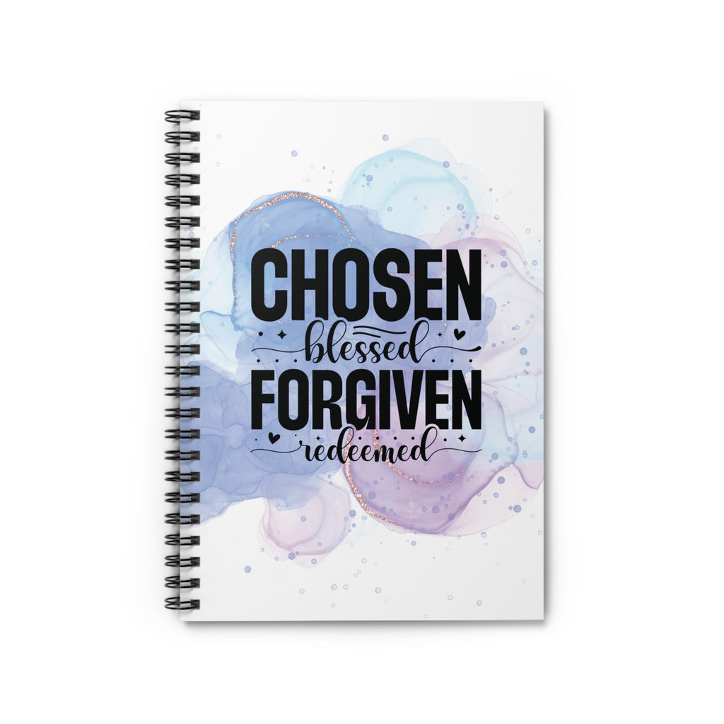 Chosen & Redeemed: Inspirational Spiral Notebook - Ruled Line