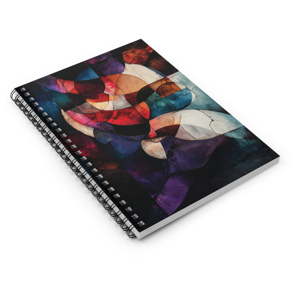 Abstract Soul Spiral Notebook - Ruled Line