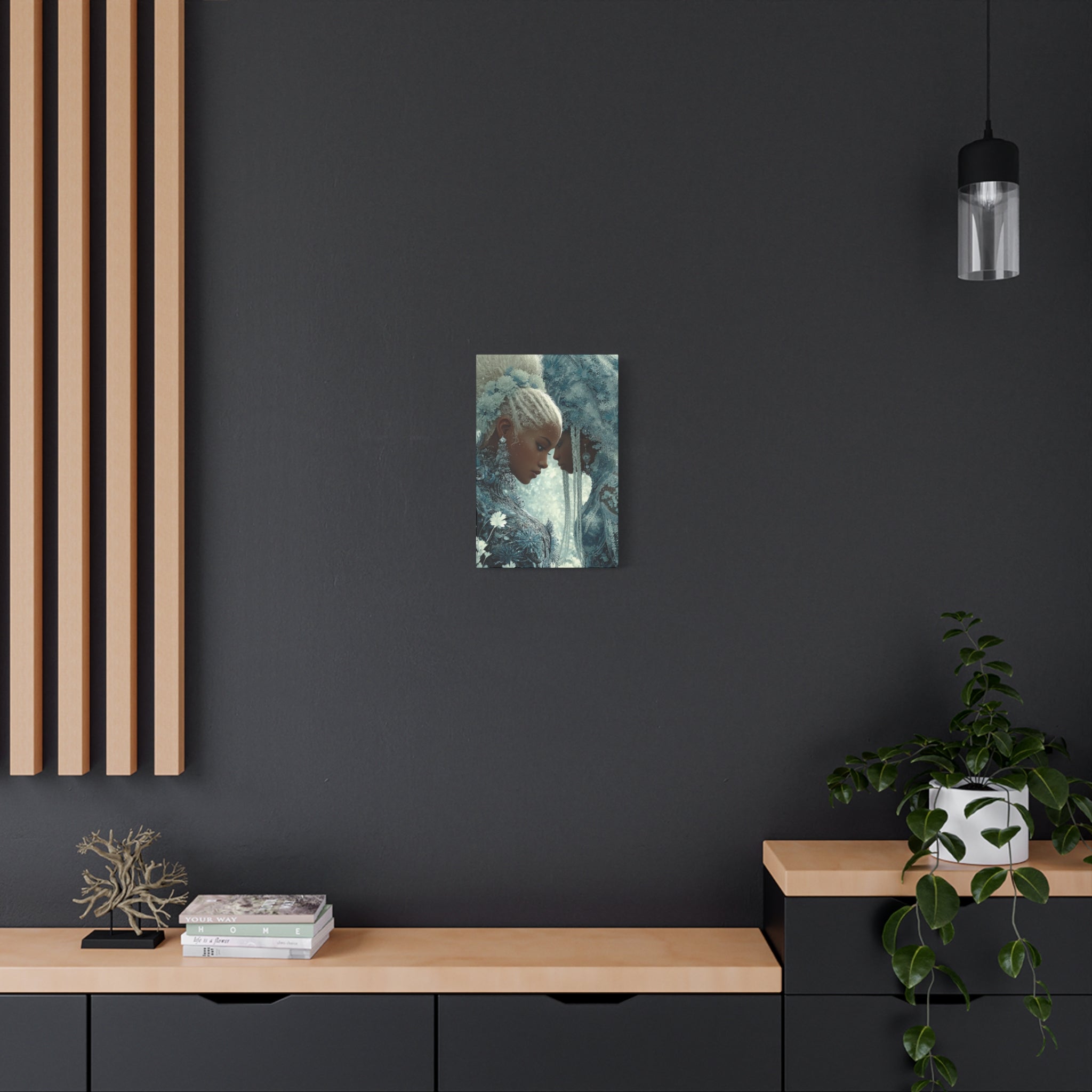 Ethereal Reflection Matte Canvas Print — Portrait Wall Art