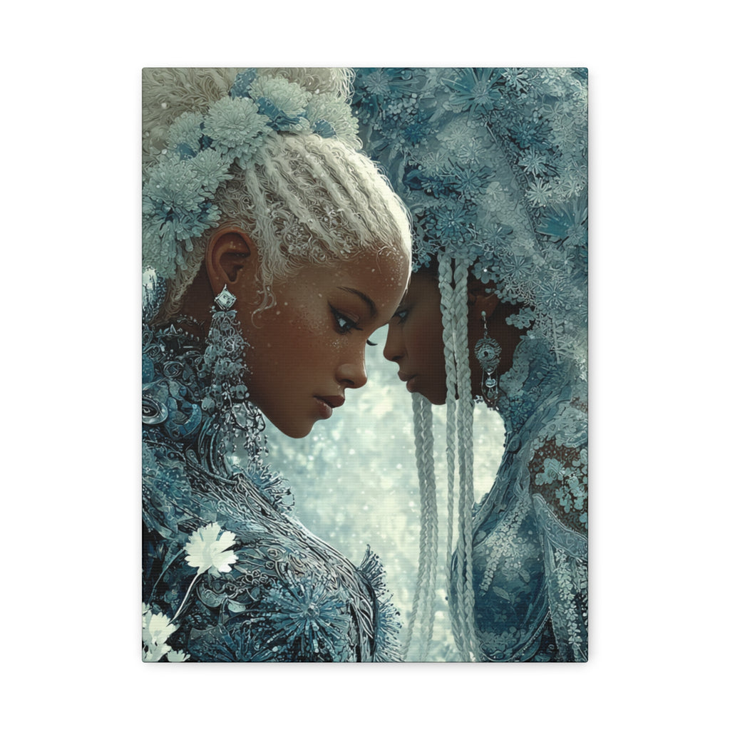 Ethereal Reflection Matte Canvas Print — Portrait Wall Art
