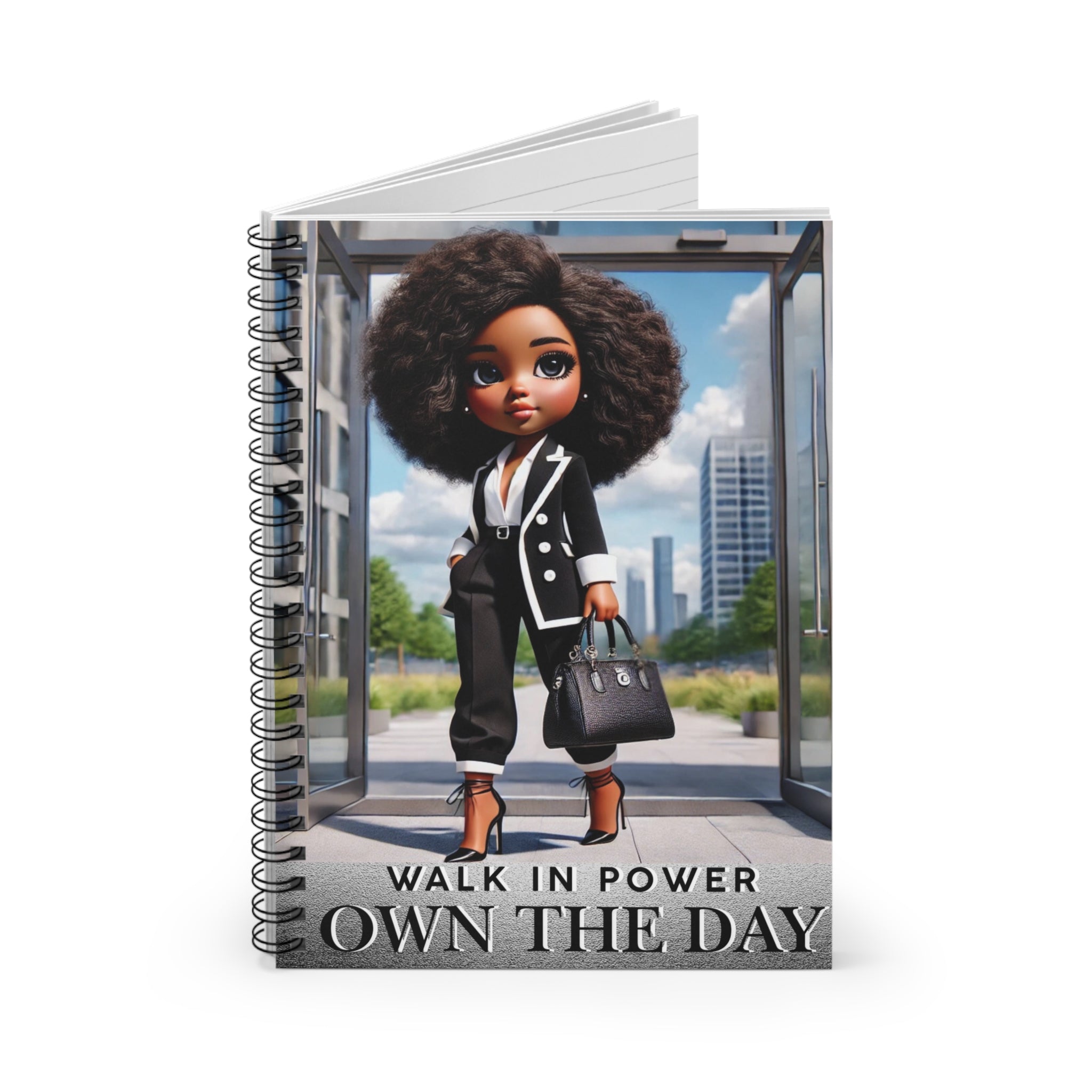 Empower & Conquer Spiral Notebook - Ruled Line