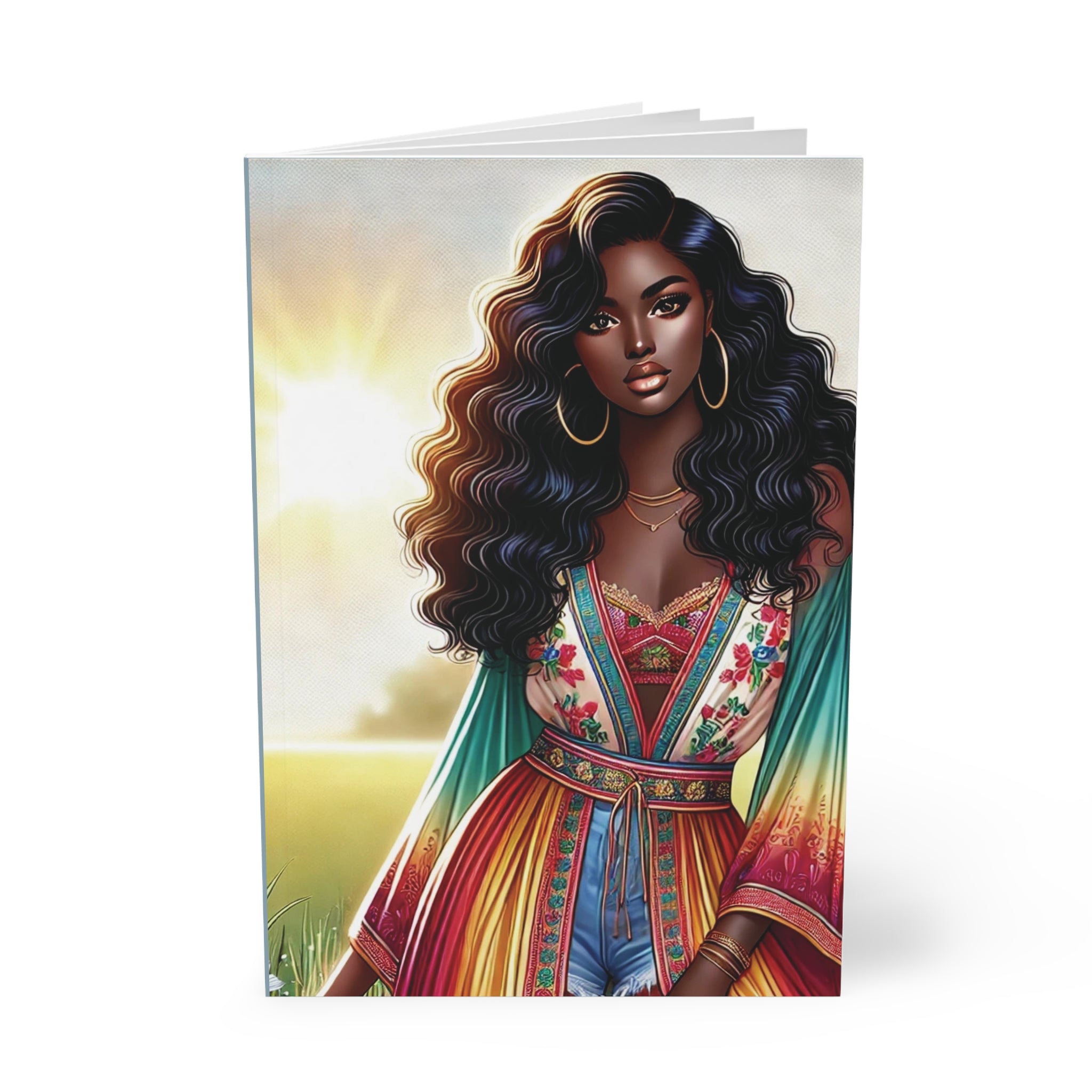 Radiant Reflection Softcover Notebook, A5
