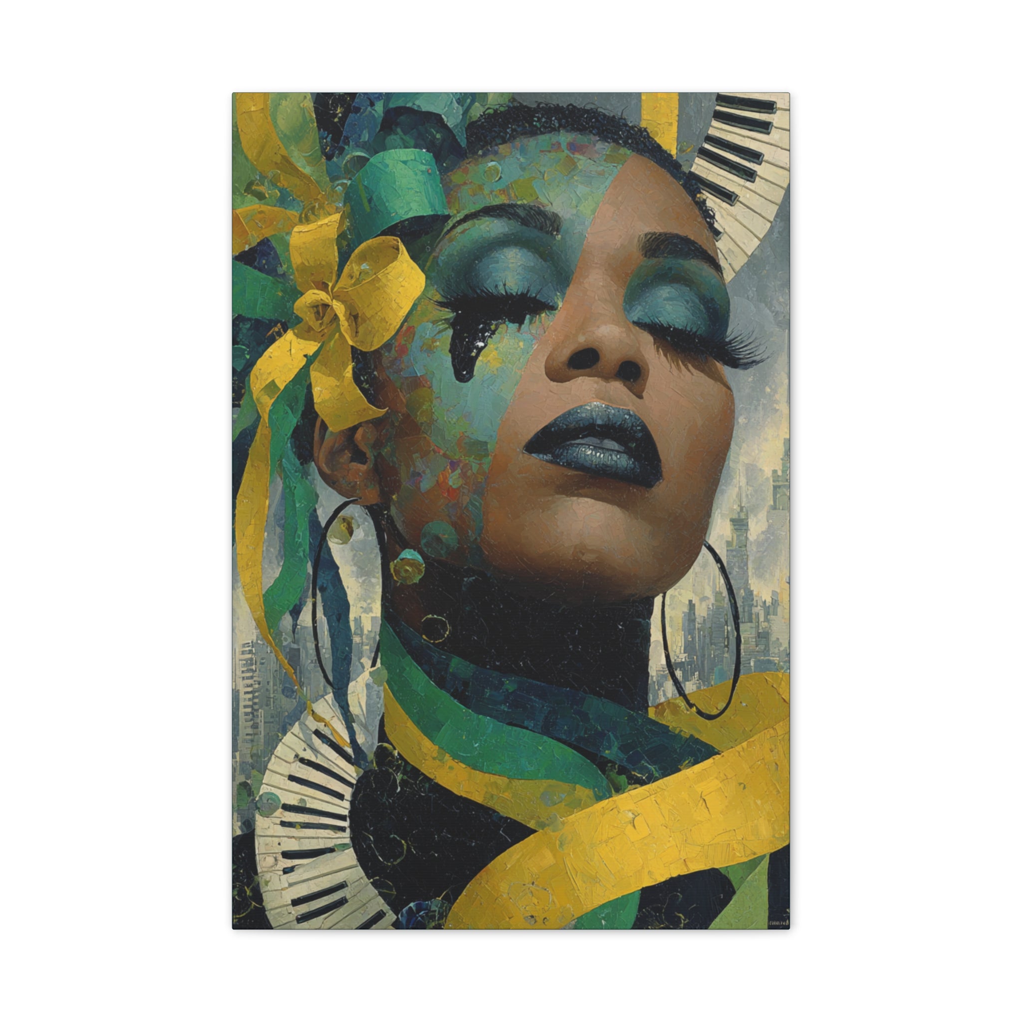 Key of Her Spirit | Afro Surreal Portrait in Motion