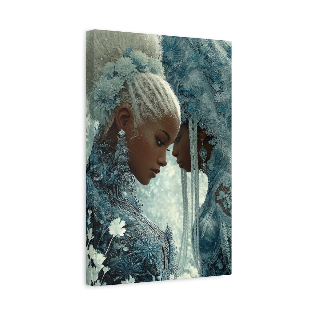 Ethereal Reflection Matte Canvas Print — Portrait Wall Art