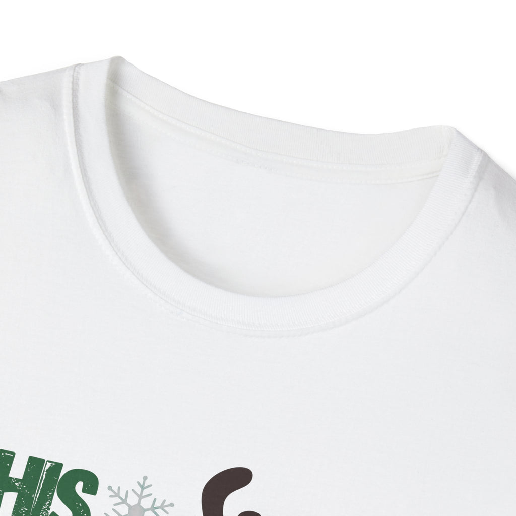 Holiday Nurse T-Shirt with Reindeer Design