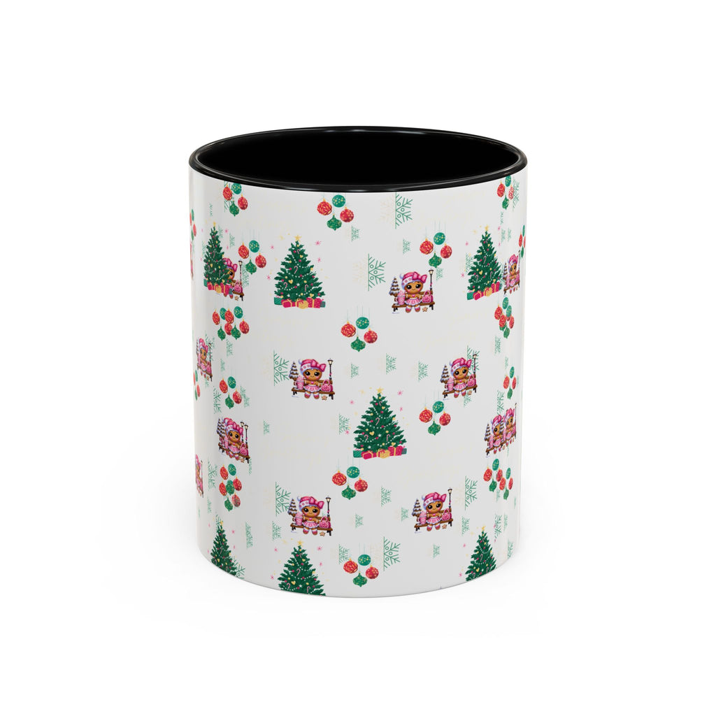Season's Greetings Gingerbread Girl Ceramic Mug (11, 15oz)