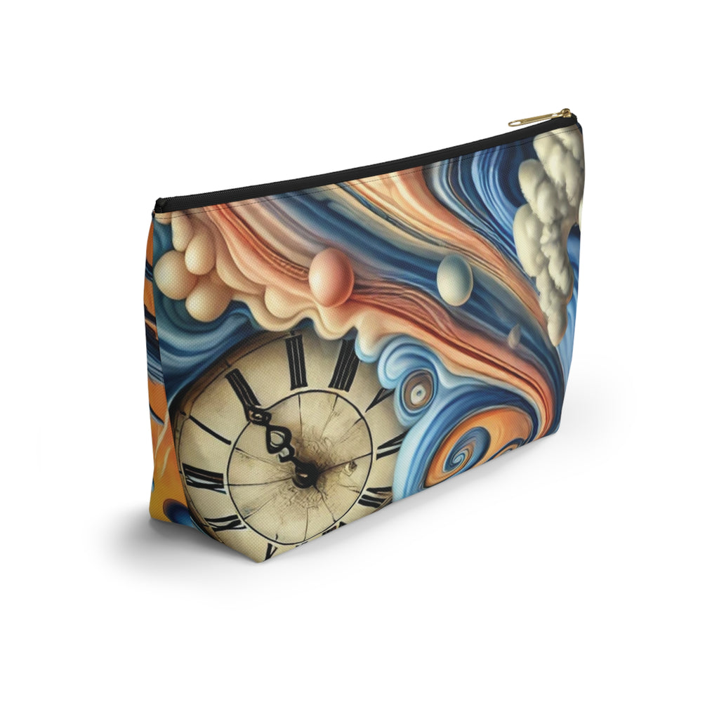 Time Swirl Abstract Accessory Pouch
