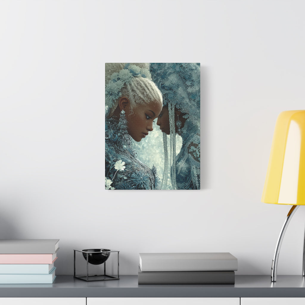 Ethereal Reflection Matte Canvas Print — Portrait Wall Art