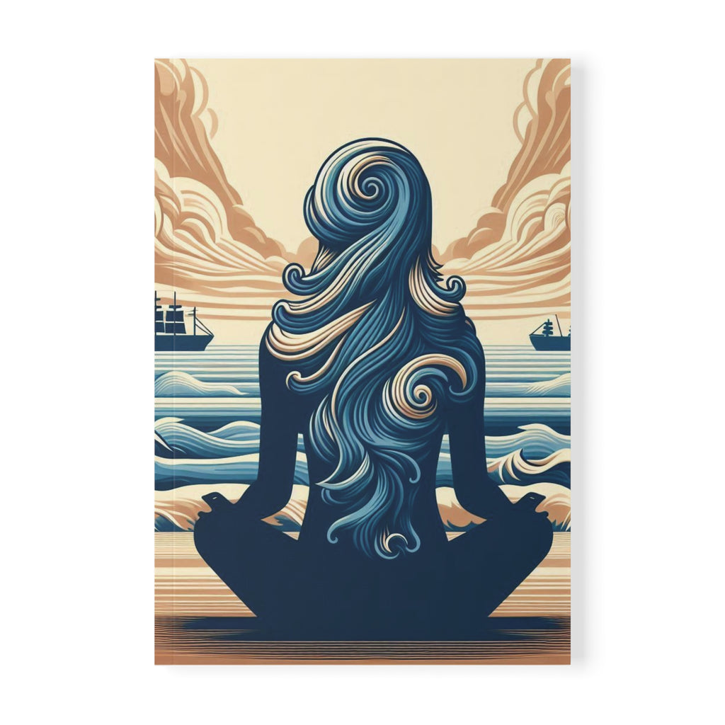 Serenity at Sea Softcover Notebook, A5