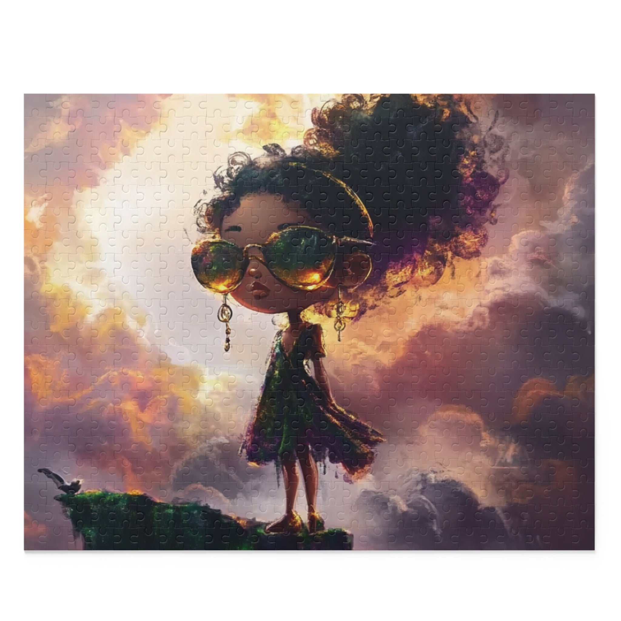 Girl on the Edge of Dreams Puzzle: (120, 252, 500-Piece)
