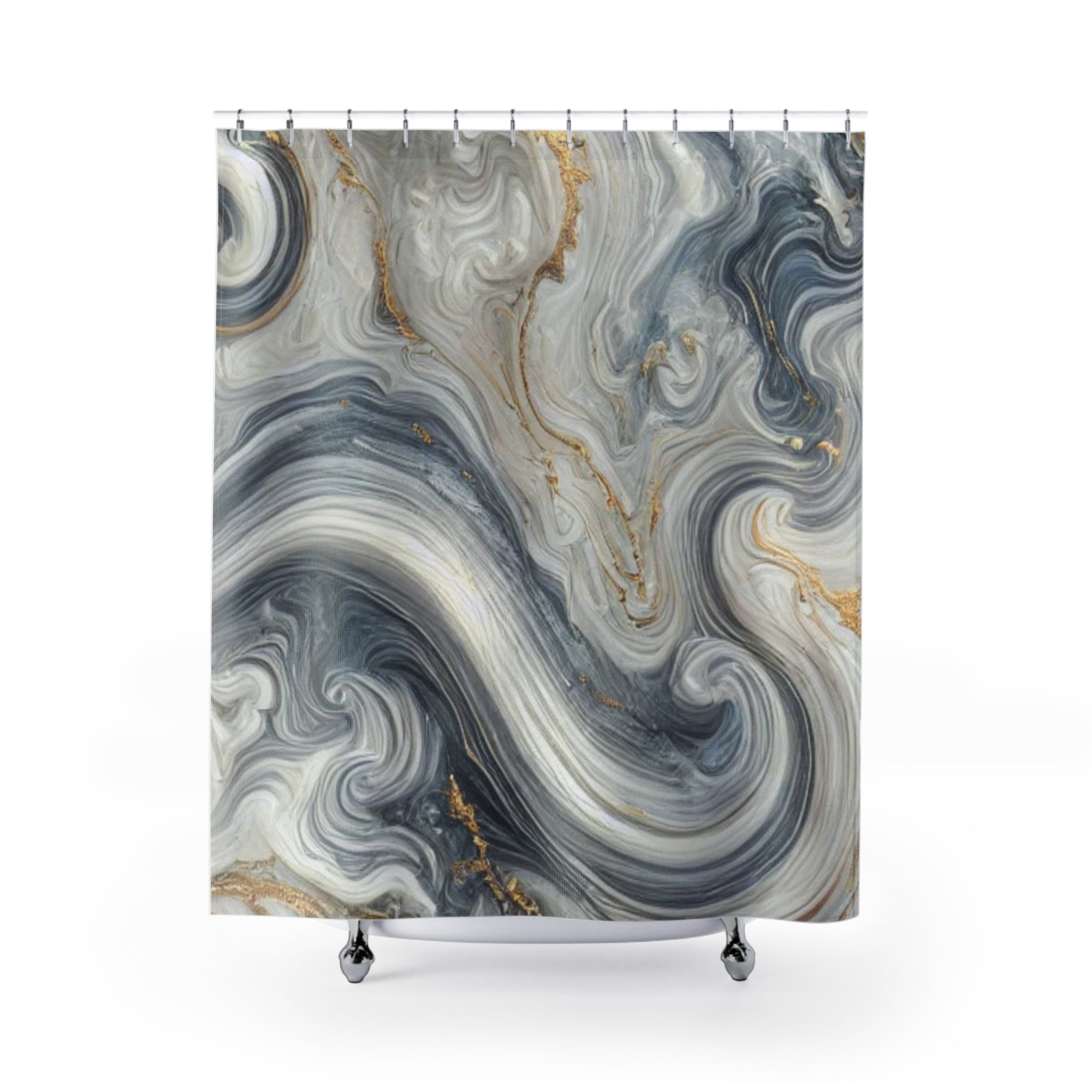 Marble Elegance Shower Curtain