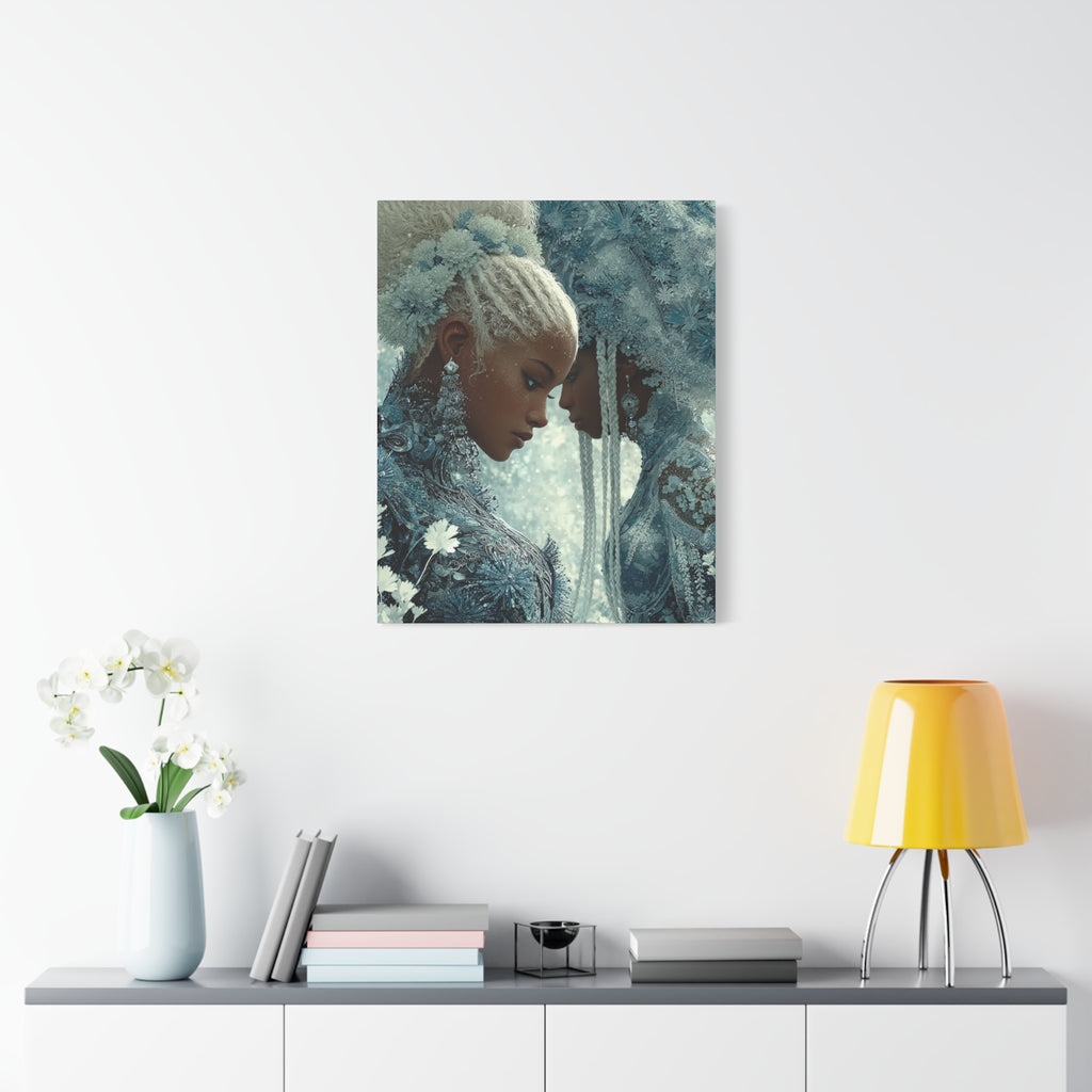 Ethereal Reflection Matte Canvas Print — Portrait Wall Art
