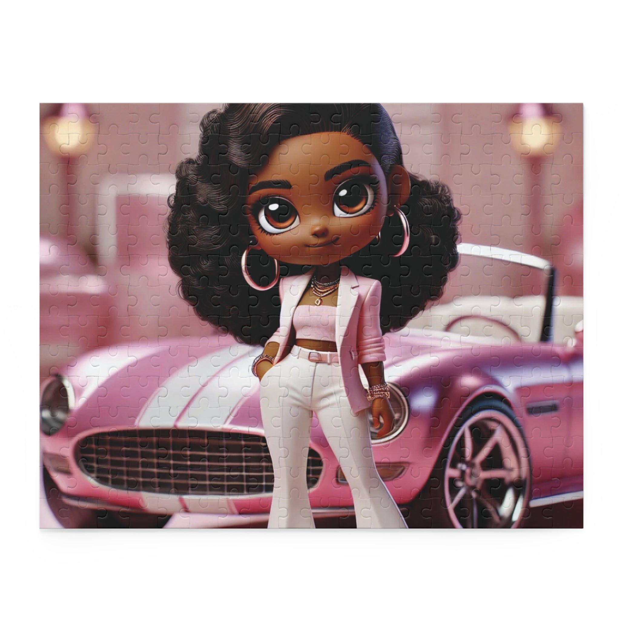 Chibi Boss: Pink Cruiser Custom Puzzle (120, 252, 500-Piece)