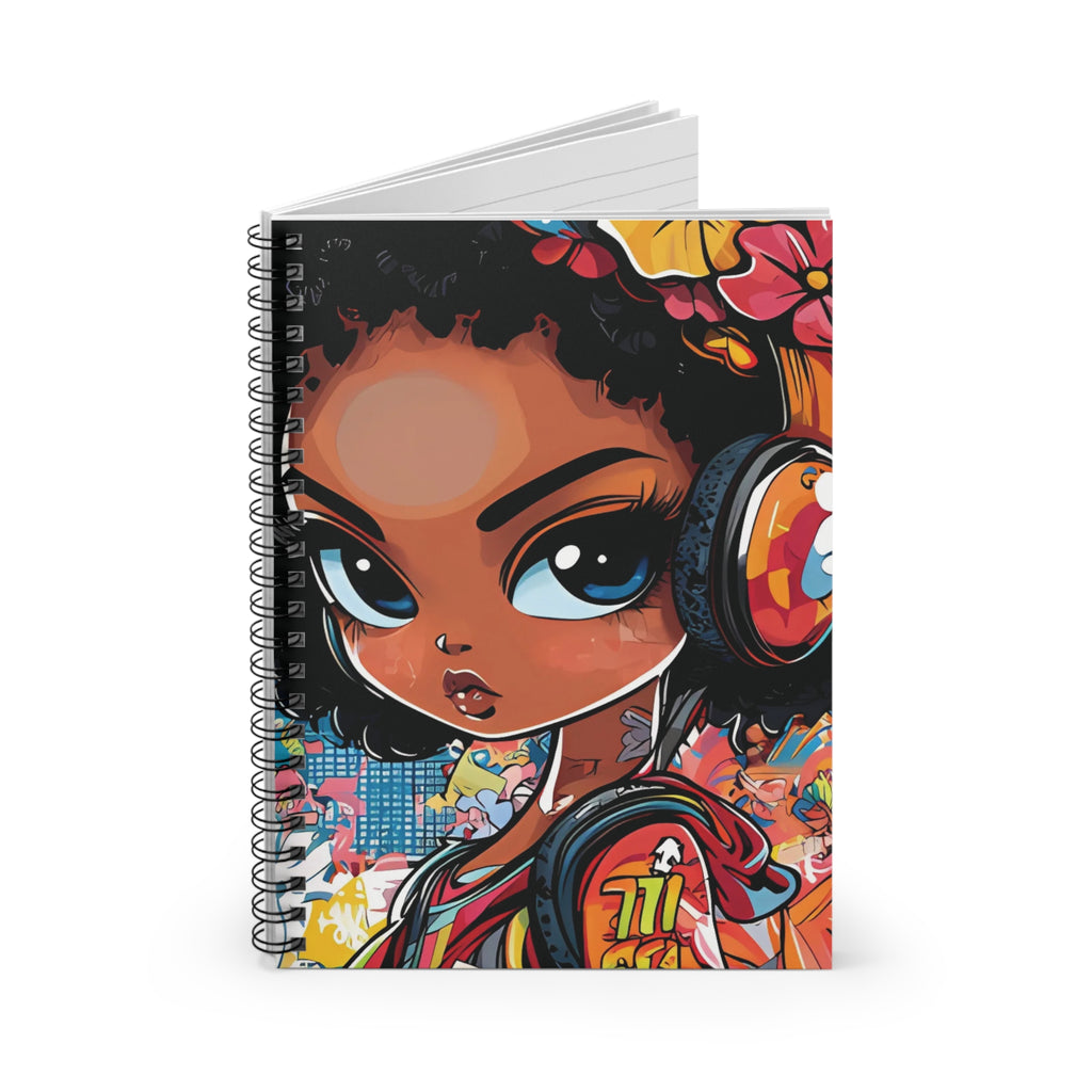 Urban Blossom Spiral Notebook - Ruled Line