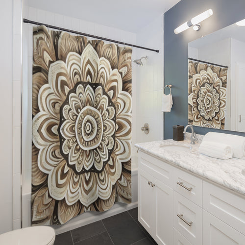 Boho Mandala Shower Curtain