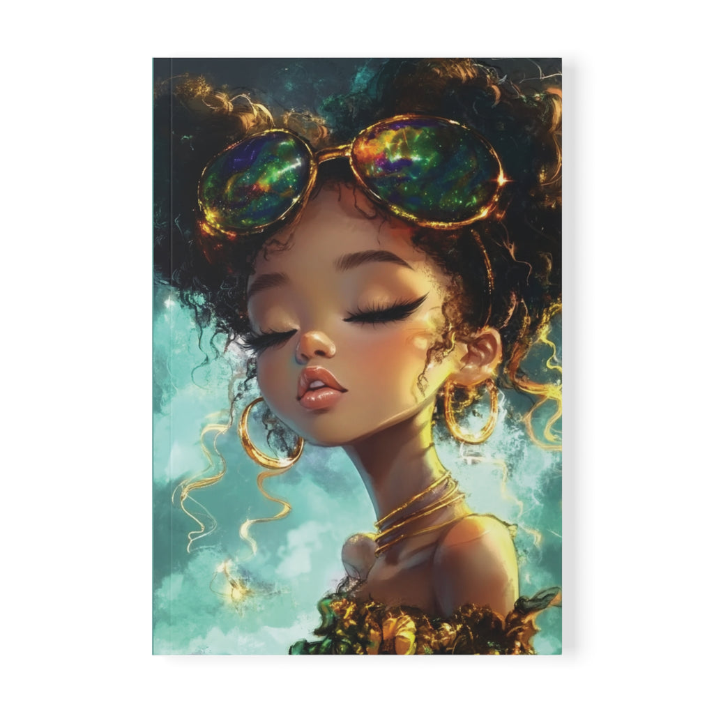 Golden Glow Softcover Notebook, A5