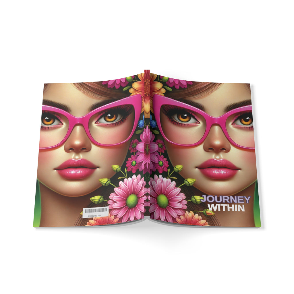 Journey Within: Empowering Softcover Notebook